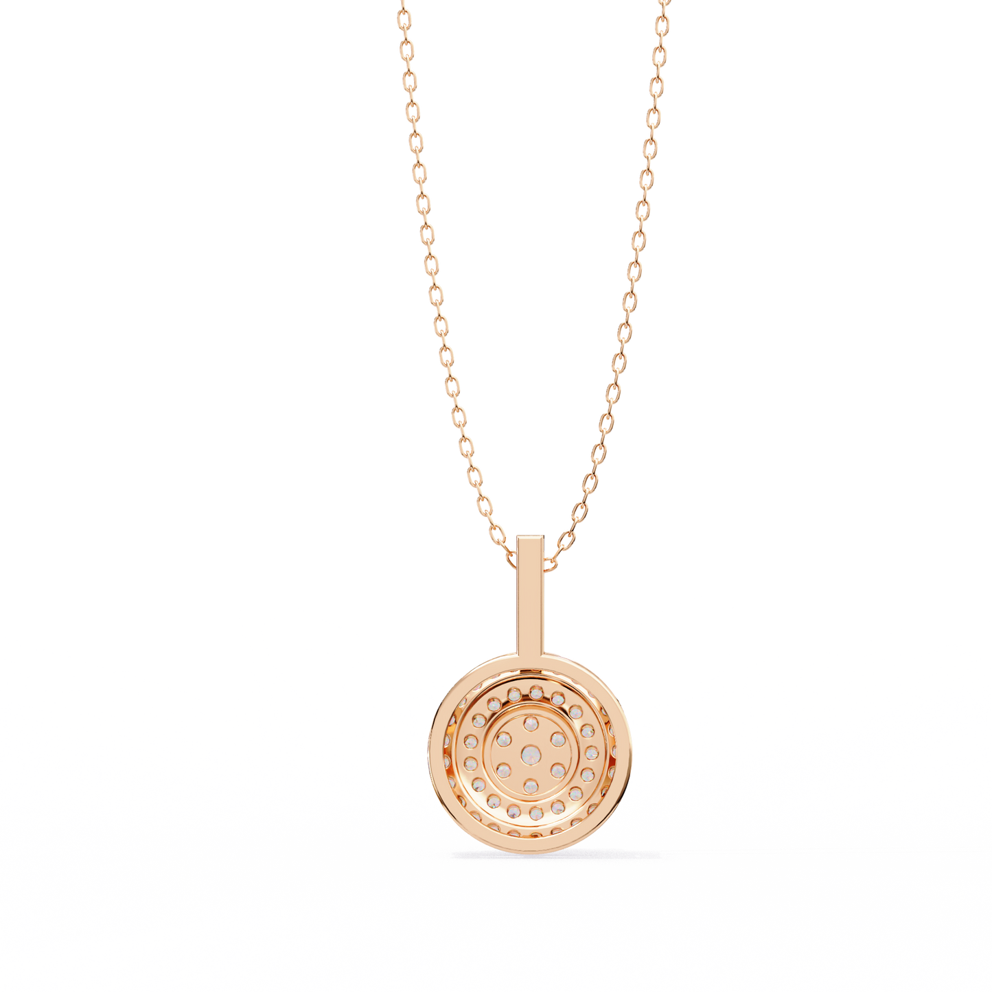 Round Cut Lab Grown Diamond Triple Halo Pendant/CVD Diamond Pendant/Gold Diamond Pendant/1 Ct Diamond Pendant/Solitaire Diamond Pendant/Anniversary Gift For Her/igi Certified/Ethical Diamond/Silver Pendant/Gold Pendant/CVD Diamond Pendant/EF Color Diamond/VS Clarity Diamond/Manmade Diamond/Lab Grown Diamond/Pendant Necklace/Round Cut Diamond/Pendant