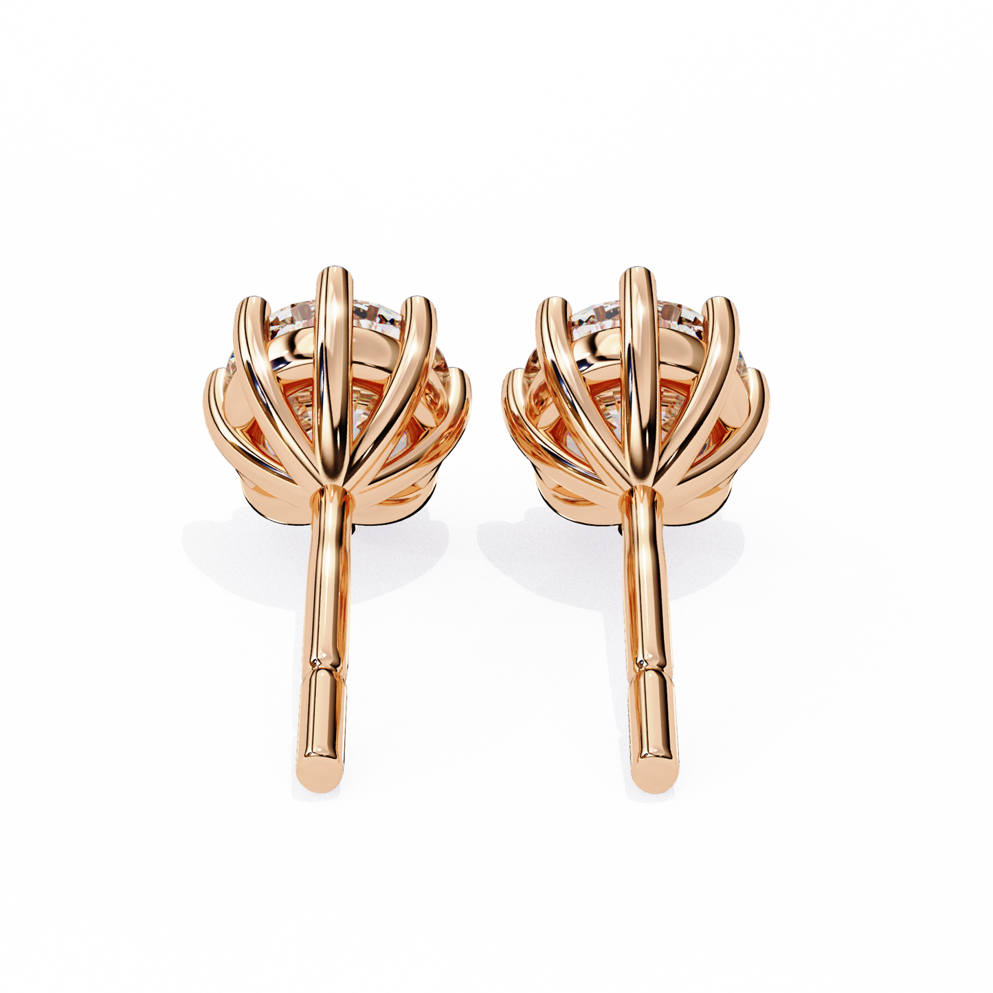 1 ct Octave Studs/Gold CVD Diamond Earring/Anniversary Gift/Solitaire Diamond Stud Earring/1 Ct Diamond Earring/Prong Setting/igi Certified/Stud Earring/Ethical Diamond/Silver Earring/Gold Earring/CVD Diamond Earring/E Color Diamond/VS Clarity Diamond/Manmade Diamond/Lab Grown Diamond/Round Cut Diamond