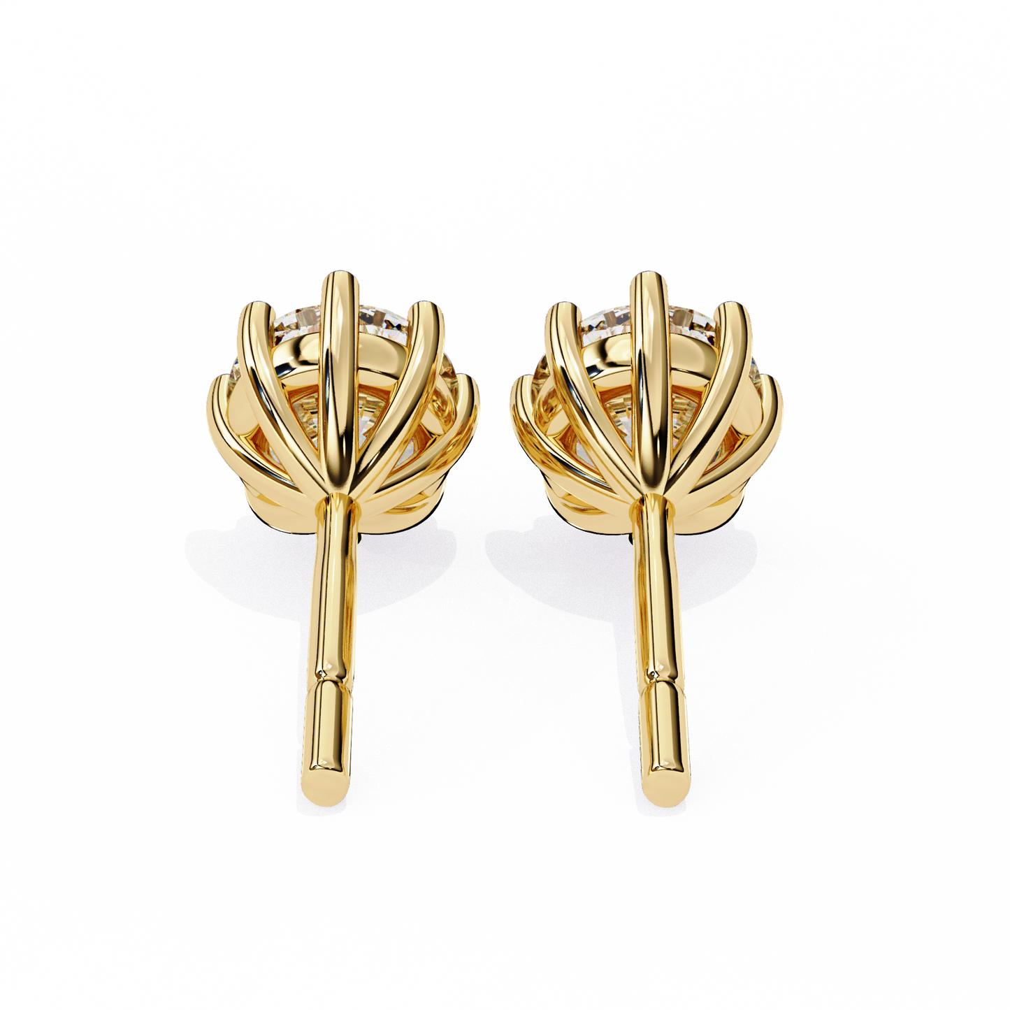 1 ct Octave Studs/Gold CVD Diamond Earring/Anniversary Gift/Solitaire Diamond Stud Earring/1 Ct Diamond Earring/Prong Setting/igi Certified/Stud Earring/Ethical Diamond/Silver Earring/Gold Earring/CVD Diamond Earring/E Color Diamond/VS Clarity Diamond/Manmade Diamond/Lab Grown Diamond/Round Cut Diamond