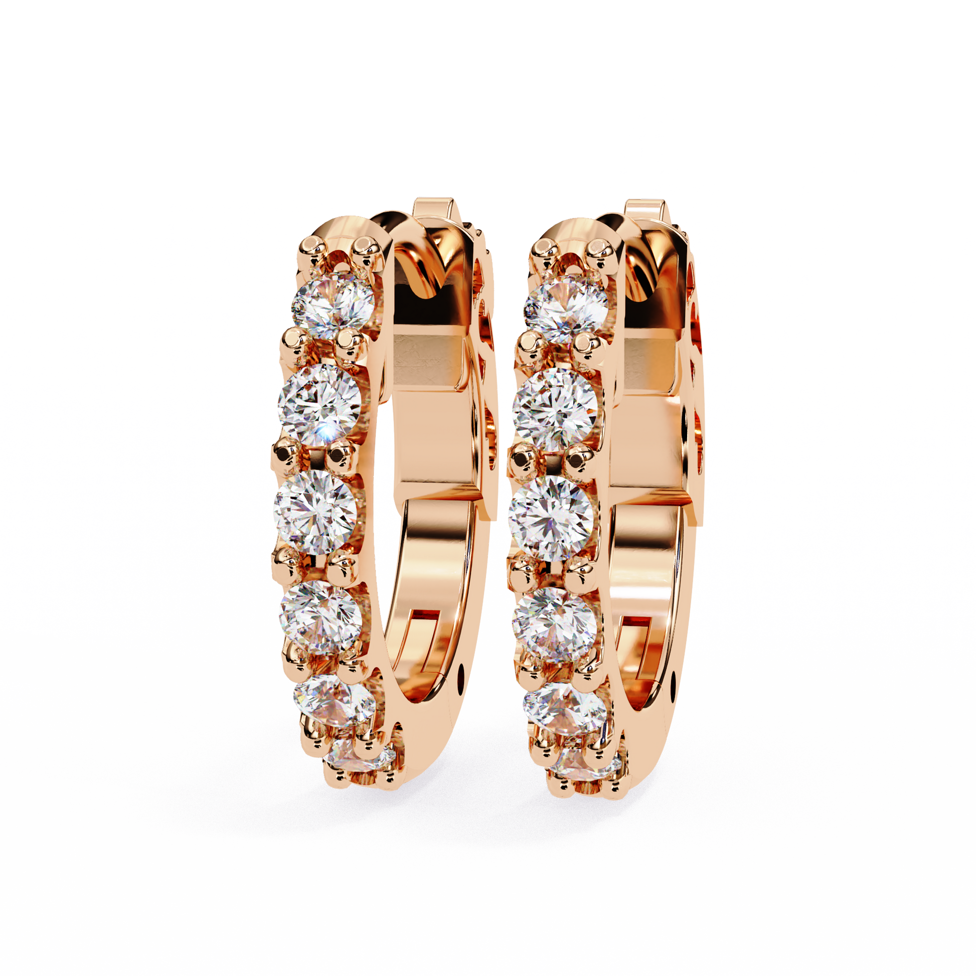 Round Stone Hoops/Round Stone Earrings/Gold CVD Diamond Earring/Anniversary Gift/Solitaire Diamond Stud Earring/1 Ct Diamond Earring/Prong Setting/igi Certified/Stud Earring/Ethical Diamond/Silver Earring/Gold Earring/CVD Diamond Earring/E Color Diamond/VS Clarity Diamond/Manmade Diamond/Lab Grown Diamond/Round Cut Diamond