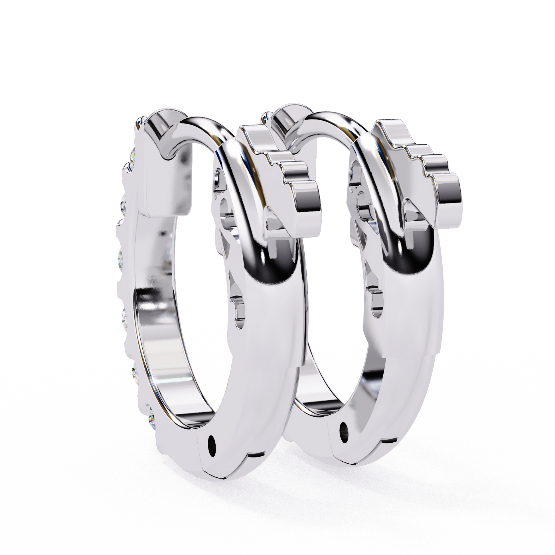 Round Stone Hoops/Round Stone Earrings/Gold CVD Diamond Earring/Anniversary Gift/Solitaire Diamond Stud Earring/1 Ct Diamond Earring/Prong Setting/igi Certified/Stud Earring/Ethical Diamond/Silver Earring/Gold Earring/CVD Diamond Earring/E Color Diamond/VS Clarity Diamond/Manmade Diamond/Lab Grown Diamond/Round Cut Diamond