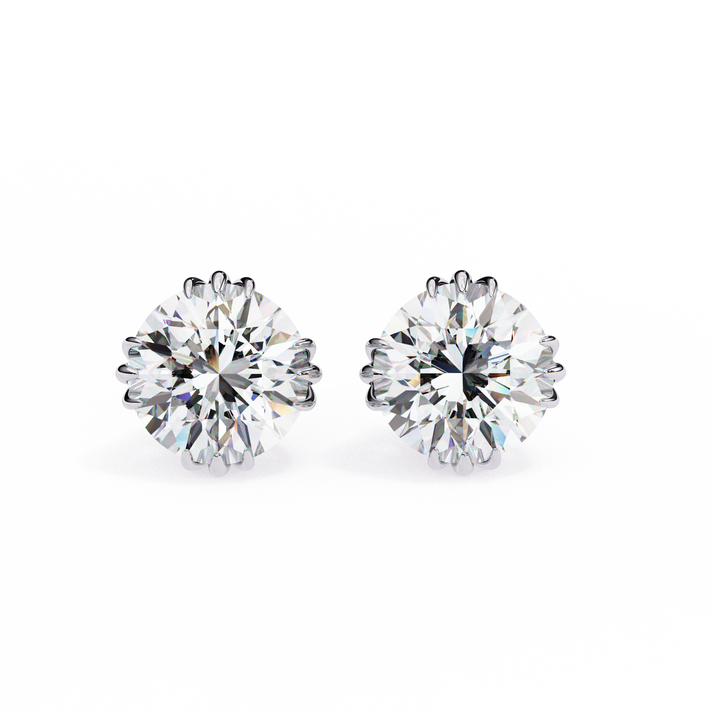 1.4 Ct Round Cut Lab Grown Diamond Stud Gold Earring/Gold CVD Diamond Earring/Anniversary Gift/Solitaire Diamond Stud Earring/1 Ct Diamond Earring/Prong Setting/igi Certified/Stud Earring/Ethical Diamond/Silver Earring/Gold Earring/CVD Diamond Earring/F Color Diamond/VS Clarity Diamond/Manmade Diamond/Lab Grown Diamond/Round Cut Diamond