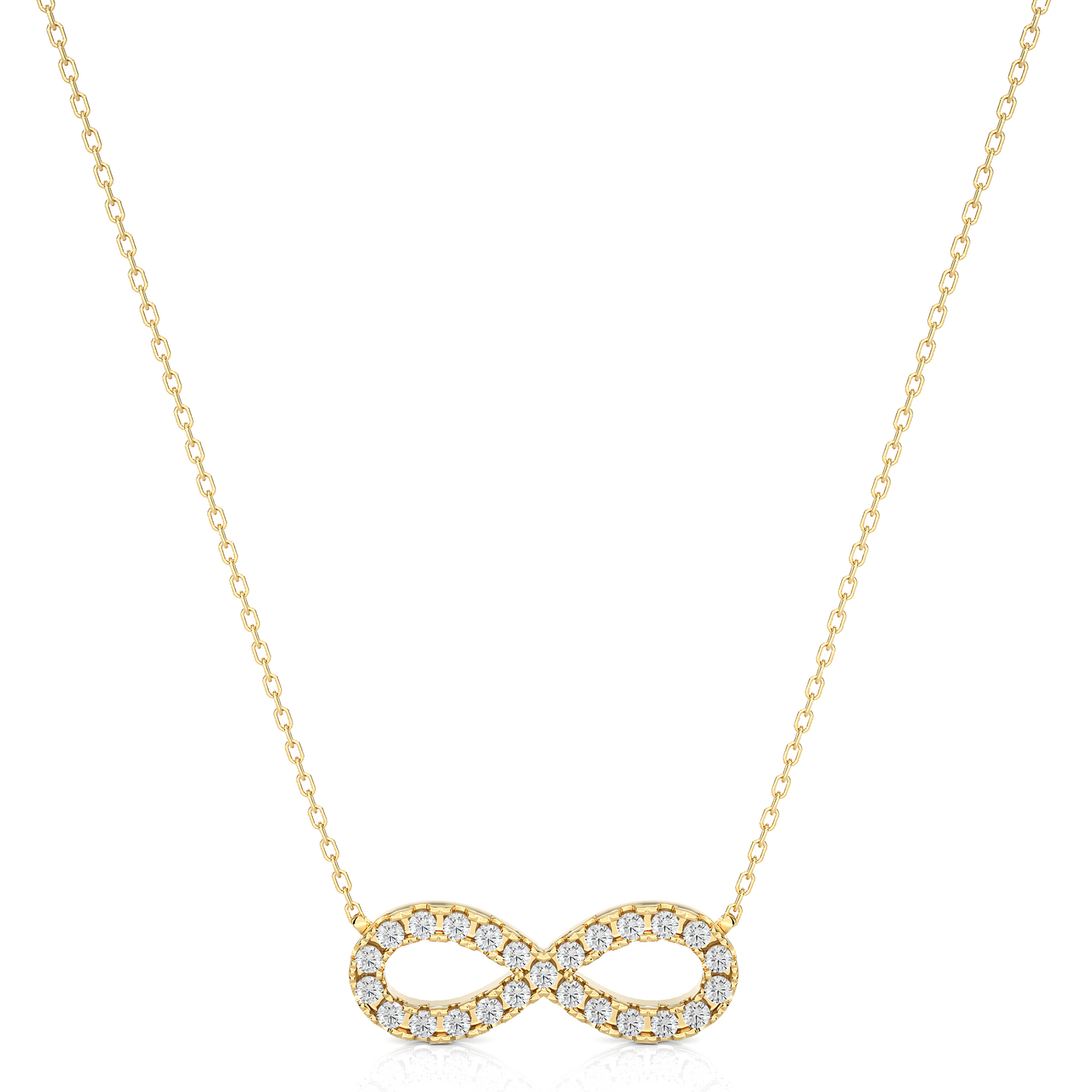 0.40 CTW Round Cut F-VS Lab Grown Diamond Infinity Symbol Pendant/CVD Diamond Pendant/Gold Diamond Pendant/1 Ct Diamond Pendant/Solitaire Diamond Pendant/Anniversary Gift For Her/igi Certified/Ethical Diamond/Silver Pendant/Gold Pendant/CVD Diamond Pendant/EF Color Diamond/VS Clarity Diamond/Manmade Diamond/Lab Grown Diamond/Pendant Necklace/Round Cut Diamond/Pendant