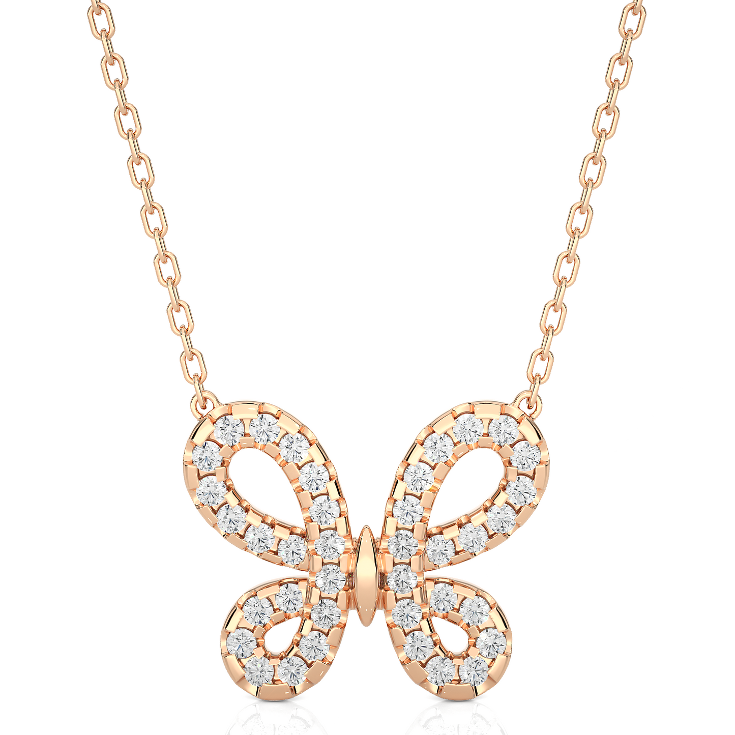 0.35 CTW Round Cut Lab Grown Diamond Butterfly Symbol Pendant/CVD Diamond Pendant/Gold Diamond Pendant/1 Ct Diamond Pendant/Solitaire Diamond Pendant/Anniversary Gift For Her/igi Certified/Ethical Diamond/Silver Pendant/Gold Pendant/CVD Diamond Pendant/EF Color Diamond/VS Clarity Diamond/Manmade Diamond/Lab Grown Diamond/Pendant Necklace/Round Cut Diamond/Pendant