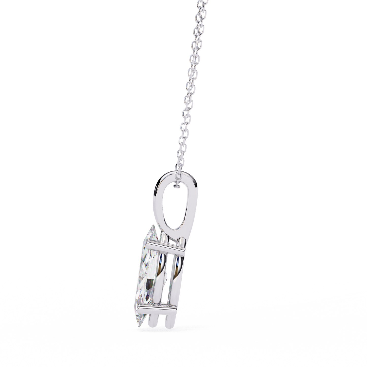 1.15 CT Marquise Cut Lab Grown Diamond Four Prong Pendant/CVD Diamond Pendant/Gold Diamond Pendant/1 Ct Diamond Pendant/Solitaire Diamond Pendant/Anniversary Gift For Her/igi Certified/Ethical Diamond/Silver Pendant/Gold Pendant/CVD Diamond Pendant/E Color Diamond/VS Clarity Diamond/Manmade Diamond/Lab Grown Diamond/Pendant Necklace/Marquise Cut Diamond/Pendant