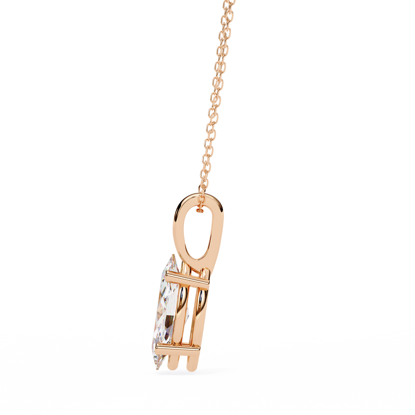 1.15 CT Marquise Cut Lab Grown Diamond Four Prong Pendant/CVD Diamond Pendant/Gold Diamond Pendant/1 Ct Diamond Pendant/Solitaire Diamond Pendant/Anniversary Gift For Her/igi Certified/Ethical Diamond/Silver Pendant/Gold Pendant/CVD Diamond Pendant/E Color Diamond/VS Clarity Diamond/Manmade Diamond/Lab Grown Diamond/Pendant Necklace/Marquise Cut Diamond/Pendant