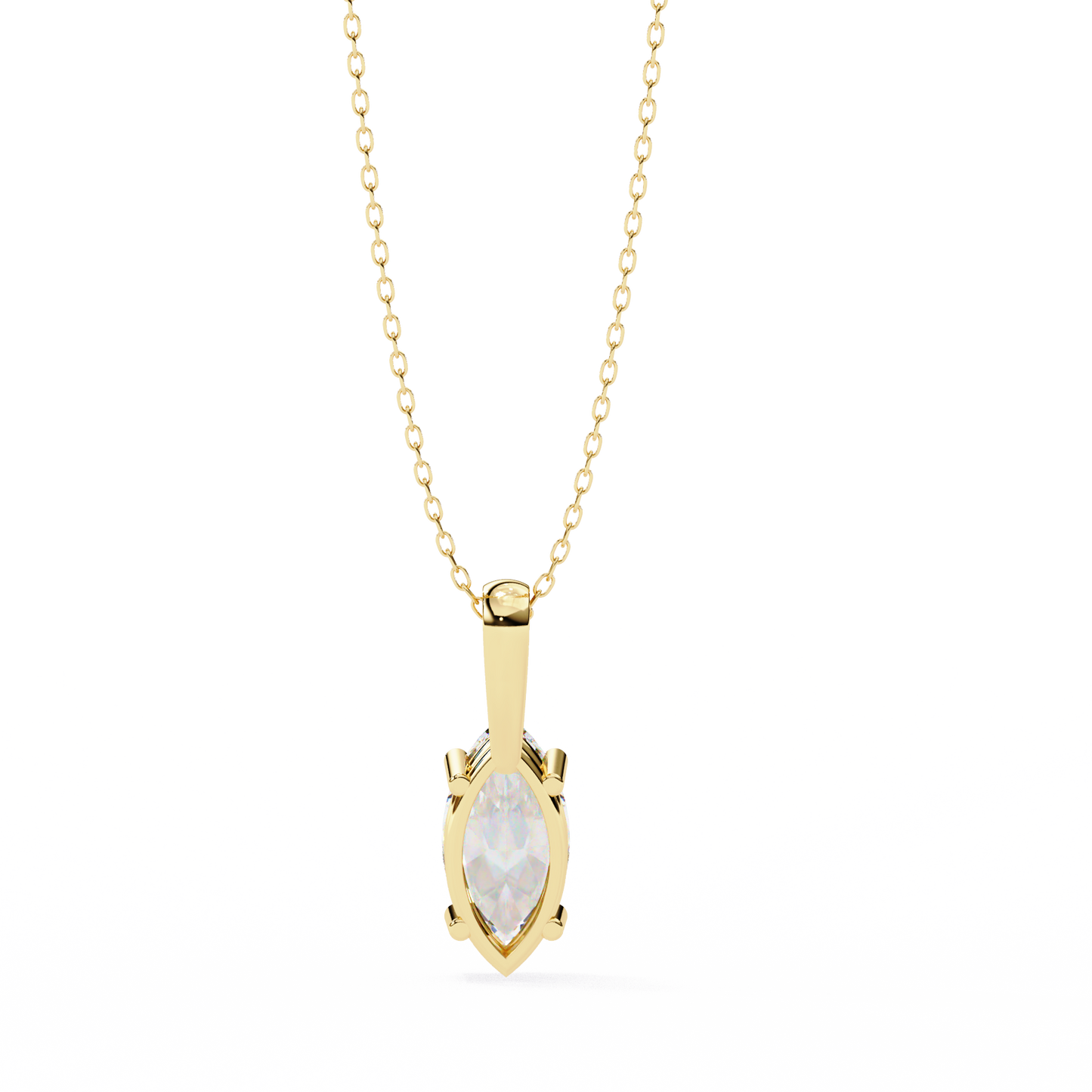 1.15 CT Marquise Cut Lab Grown Diamond Four Prong Pendant/CVD Diamond Pendant/Gold Diamond Pendant/1 Ct Diamond Pendant/Solitaire Diamond Pendant/Anniversary Gift For Her/igi Certified/Ethical Diamond/Silver Pendant/Gold Pendant/CVD Diamond Pendant/E Color Diamond/VS Clarity Diamond/Manmade Diamond/Lab Grown Diamond/Pendant Necklace/Marquise Cut Diamond/Pendant