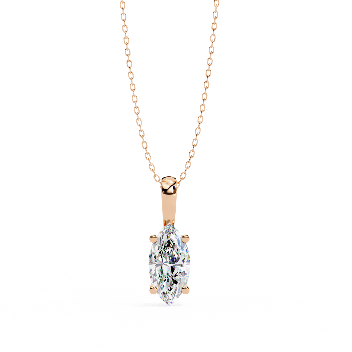 1.15 CT Marquise Cut Lab Grown Diamond Four Prong Pendant/CVD Diamond Pendant/Gold Diamond Pendant/1 Ct Diamond Pendant/Solitaire Diamond Pendant/Anniversary Gift For Her/igi Certified/Ethical Diamond/Silver Pendant/Gold Pendant/CVD Diamond Pendant/E Color Diamond/VS Clarity Diamond/Manmade Diamond/Lab Grown Diamond/Pendant Necklace/Marquise Cut Diamond/Pendant
