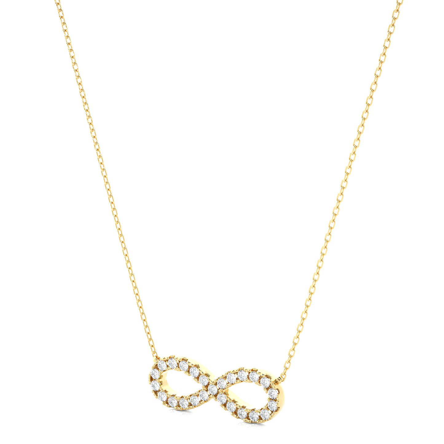 0.40 CTW Round Cut F-VS Lab Grown Diamond Infinity Symbol Pendant/CVD Diamond Pendant/Gold Diamond Pendant/1 Ct Diamond Pendant/Solitaire Diamond Pendant/Anniversary Gift For Her/igi Certified/Ethical Diamond/Silver Pendant/Gold Pendant/CVD Diamond Pendant/EF Color Diamond/VS Clarity Diamond/Manmade Diamond/Lab Grown Diamond/Pendant Necklace/Round Cut Diamond/Pendant
