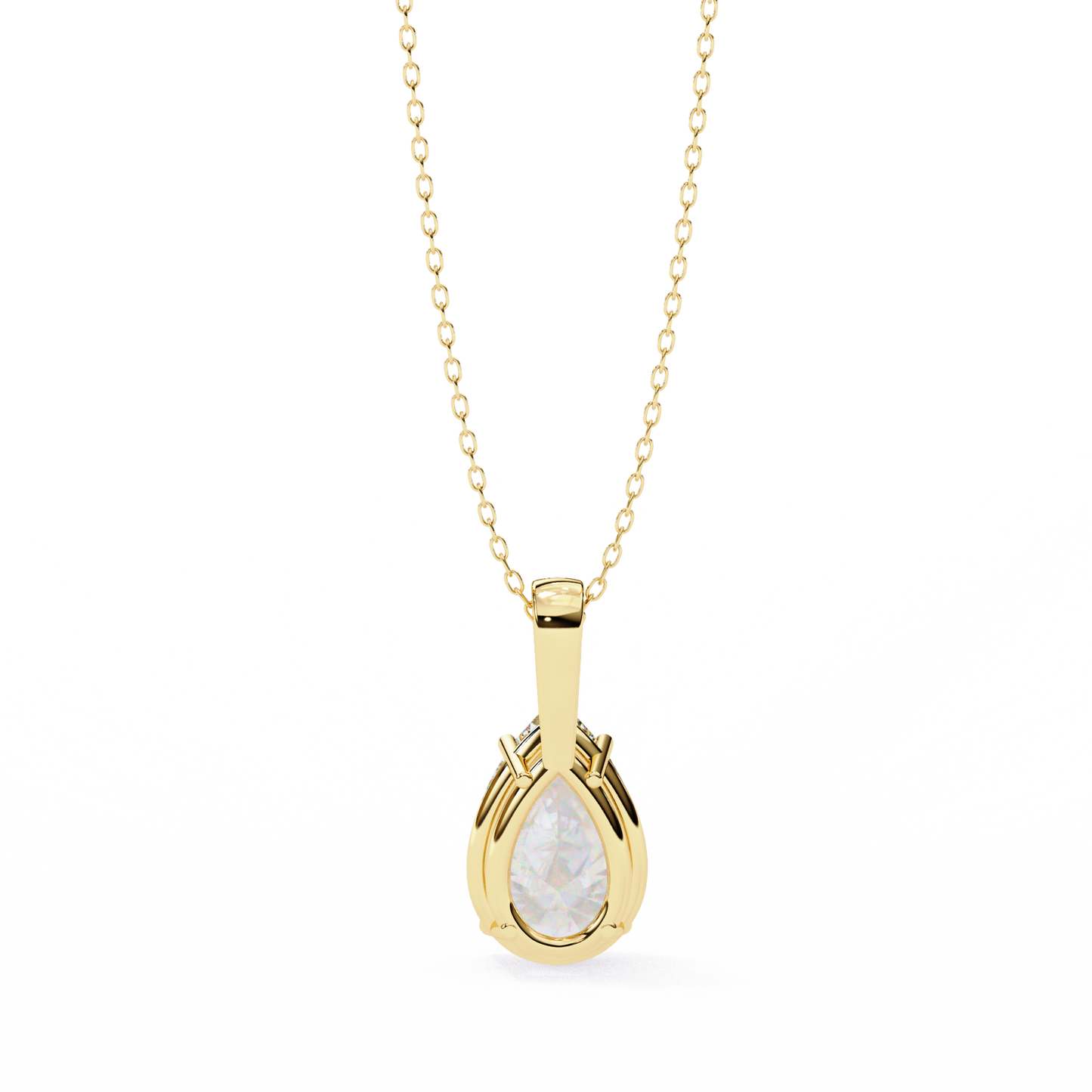 2.06 CT Pear Cut Lab Grown Diamond Four Prong Pendant/CVD Diamond Pendant/Gold Diamond Pendant/2 Ct Diamond Pendant/Solitaire Diamond Pendant/Anniversary Gift For Her/igi Certified/Ethical Diamond/Silver Pendant/Gold Pendant/CVD Diamond Pendant/E Color Diamond/VS Clarity Diamond/Manmade Diamond/Lab Grown Diamond/Pendant Necklace/Pear Cut Diamond/Pendant