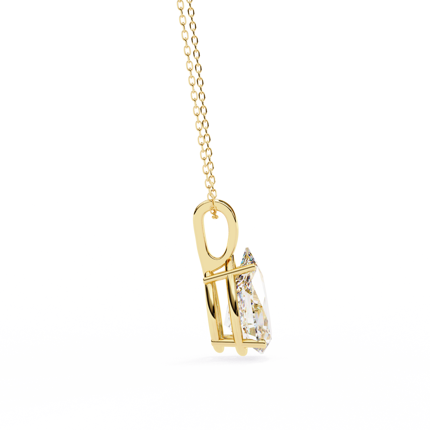 2.06 CT Pear Cut Lab Grown Diamond Four Prong Pendant/CVD Diamond Pendant/Gold Diamond Pendant/2 Ct Diamond Pendant/Solitaire Diamond Pendant/Anniversary Gift For Her/igi Certified/Ethical Diamond/Silver Pendant/Gold Pendant/CVD Diamond Pendant/E Color Diamond/VS Clarity Diamond/Manmade Diamond/Lab Grown Diamond/Pendant Necklace/Pear Cut Diamond/Pendant