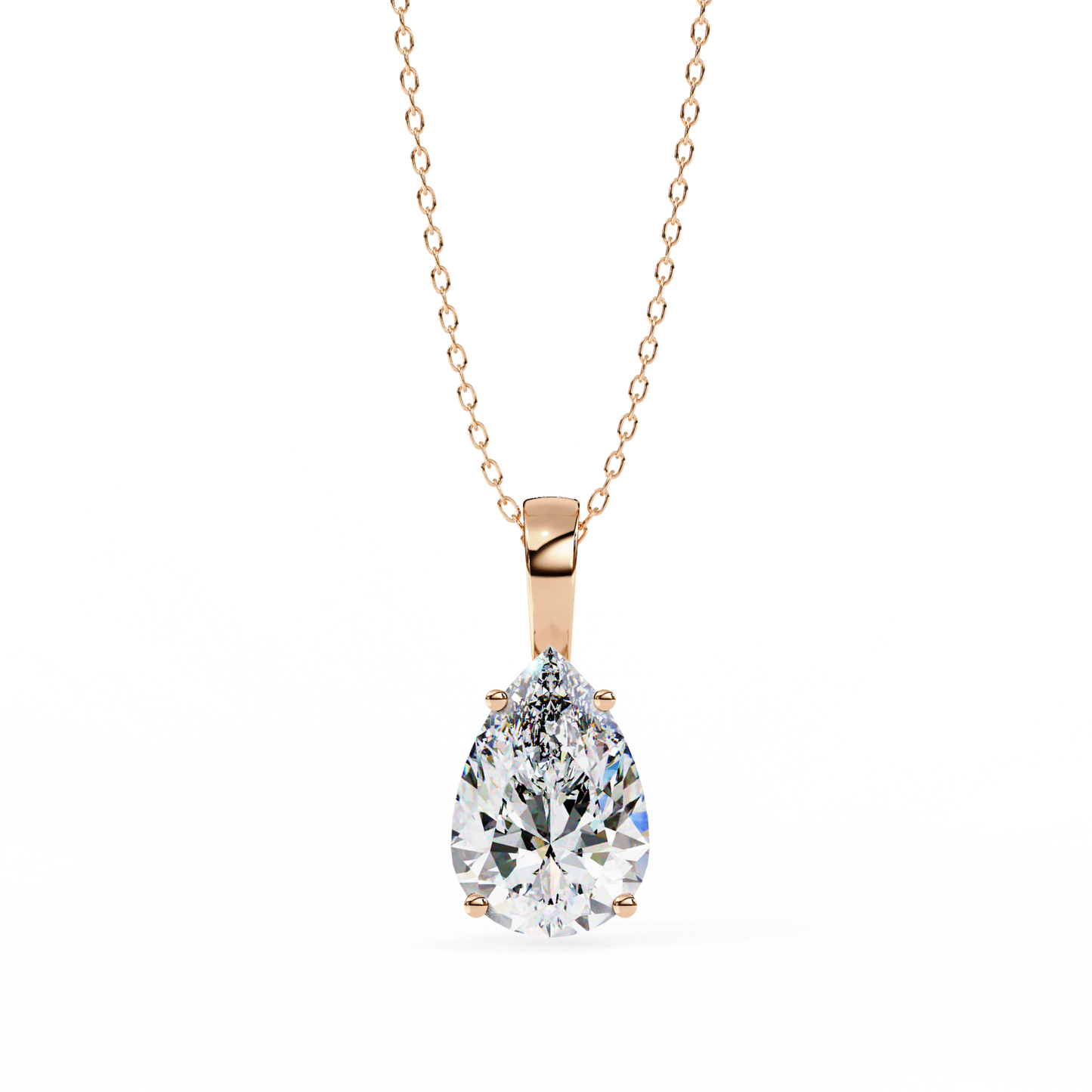 2.06 CT Pear Cut Lab Grown Diamond Four Prong Pendant/CVD Diamond Pendant/Gold Diamond Pendant/2 Ct Diamond Pendant/Solitaire Diamond Pendant/Anniversary Gift For Her/igi Certified/Ethical Diamond/Silver Pendant/Gold Pendant/CVD Diamond Pendant/E Color Diamond/VS Clarity Diamond/Manmade Diamond/Lab Grown Diamond/Pendant Necklace/Pear Cut Diamond/Pendant