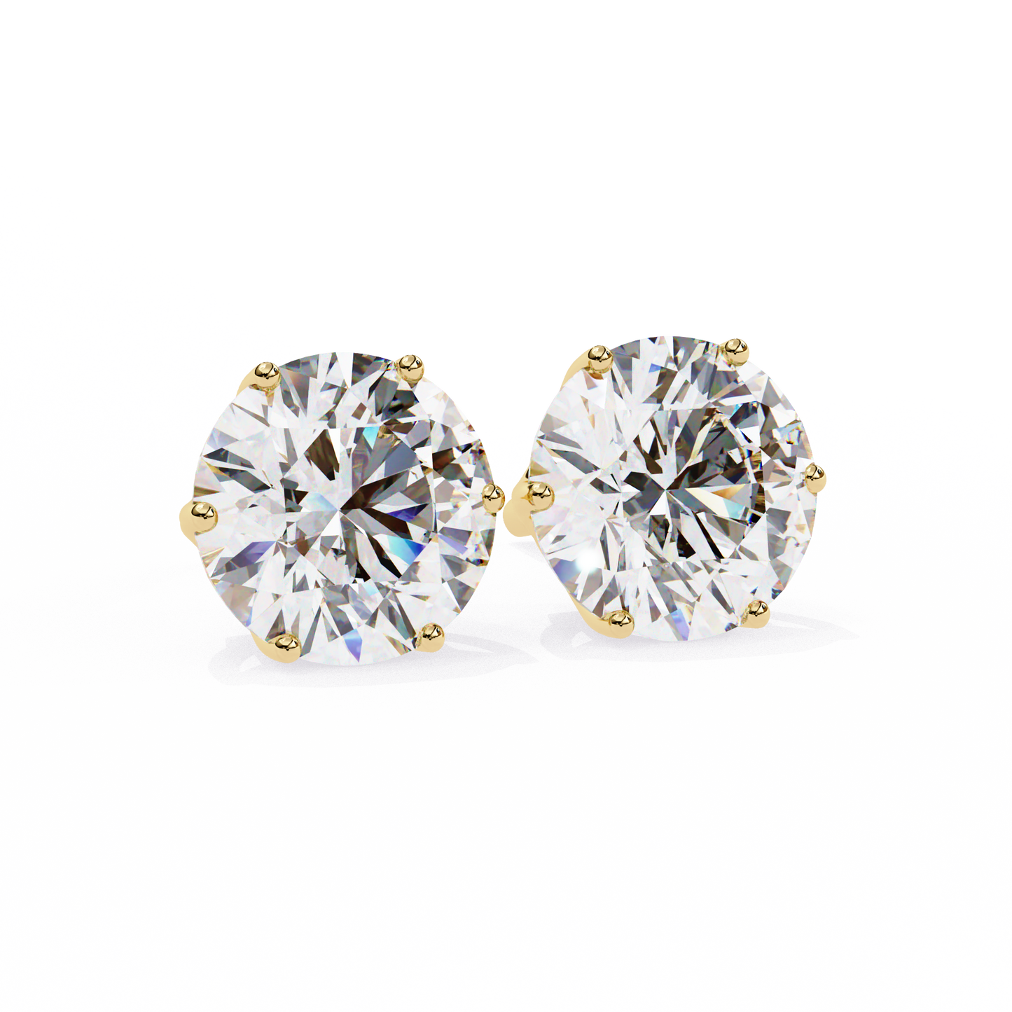 1.28 Ct Round Cut Lab Grown Diamond Rose Gold Stud Earring/Gold CVD Diamond Earring/Anniversary Gift/Solitaire Diamond Stud Earring/1 Ct Diamond Earring/Prong Setting/igi Certified/Stud Earring/Ethical Diamond/Silver Earring/Gold Earring/CVD Diamond Earring/E Color Diamond/VS Clarity Diamond/Manmade Diamond/Lab Grown Diamond/Round Cut Diamond