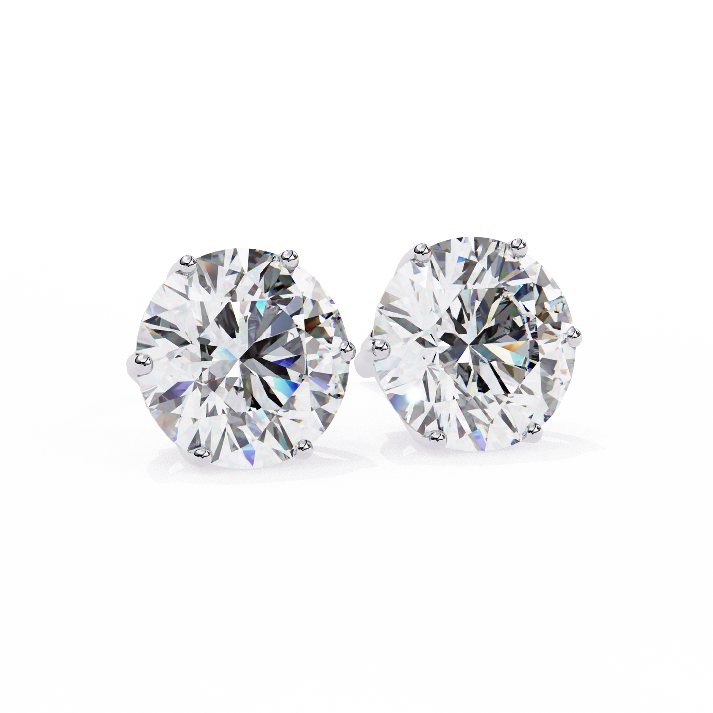 1.28 Ct Round Cut Lab Grown Diamond Rose Gold Stud Earring/Gold CVD Diamond Earring/Anniversary Gift/Solitaire Diamond Stud Earring/1 Ct Diamond Earring/Prong Setting/igi Certified/Stud Earring/Ethical Diamond/Silver Earring/Gold Earring/CVD Diamond Earring/E Color Diamond/VS Clarity Diamond/Manmade Diamond/Lab Grown Diamond/Round Cut Diamond