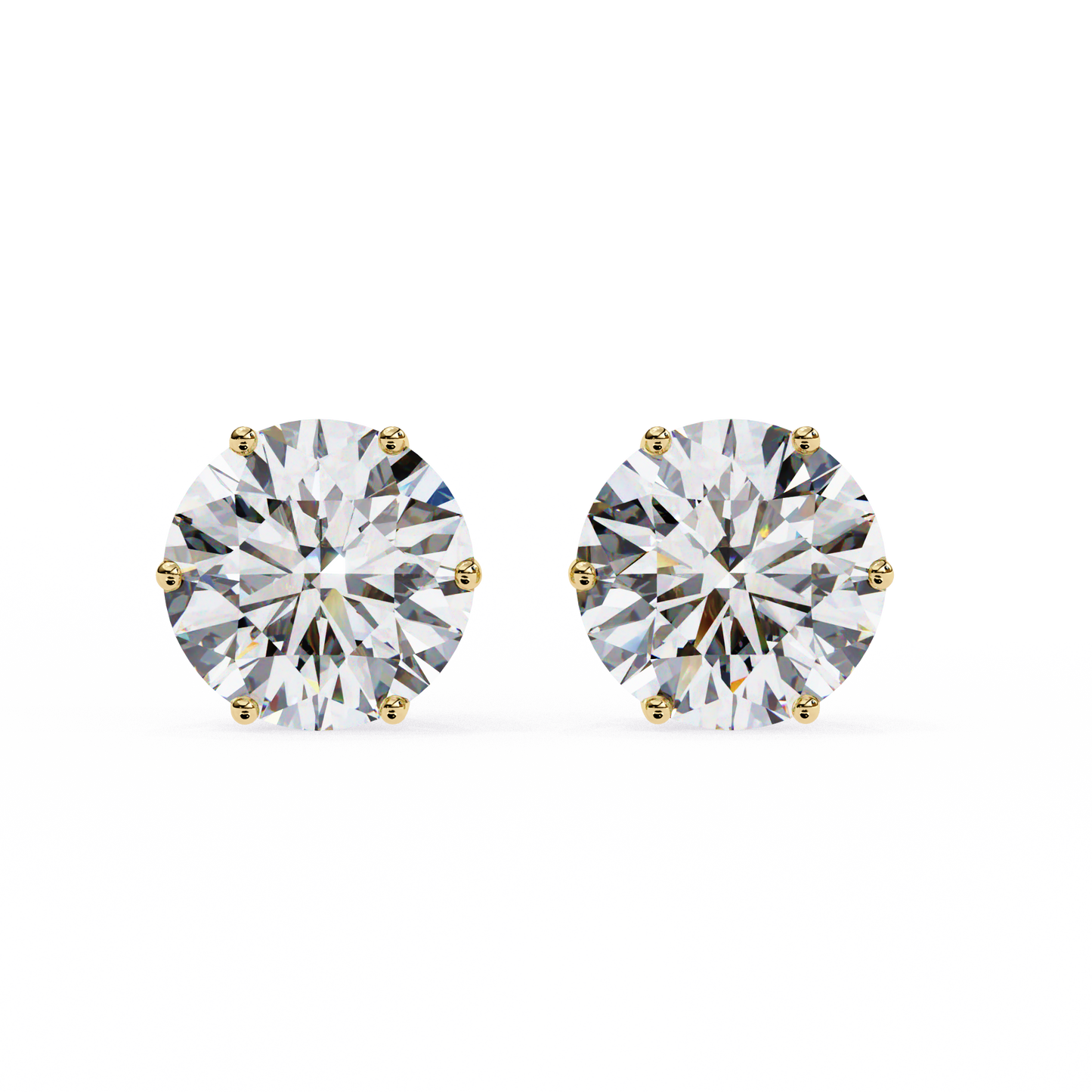 1.28 Ct Round Cut Lab Grown Diamond Rose Gold Stud Earring/Gold CVD Diamond Earring/Anniversary Gift/Solitaire Diamond Stud Earring/1 Ct Diamond Earring/Prong Setting/igi Certified/Stud Earring/Ethical Diamond/Silver Earring/Gold Earring/CVD Diamond Earring/E Color Diamond/VS Clarity Diamond/Manmade Diamond/Lab Grown Diamond/Round Cut Diamond