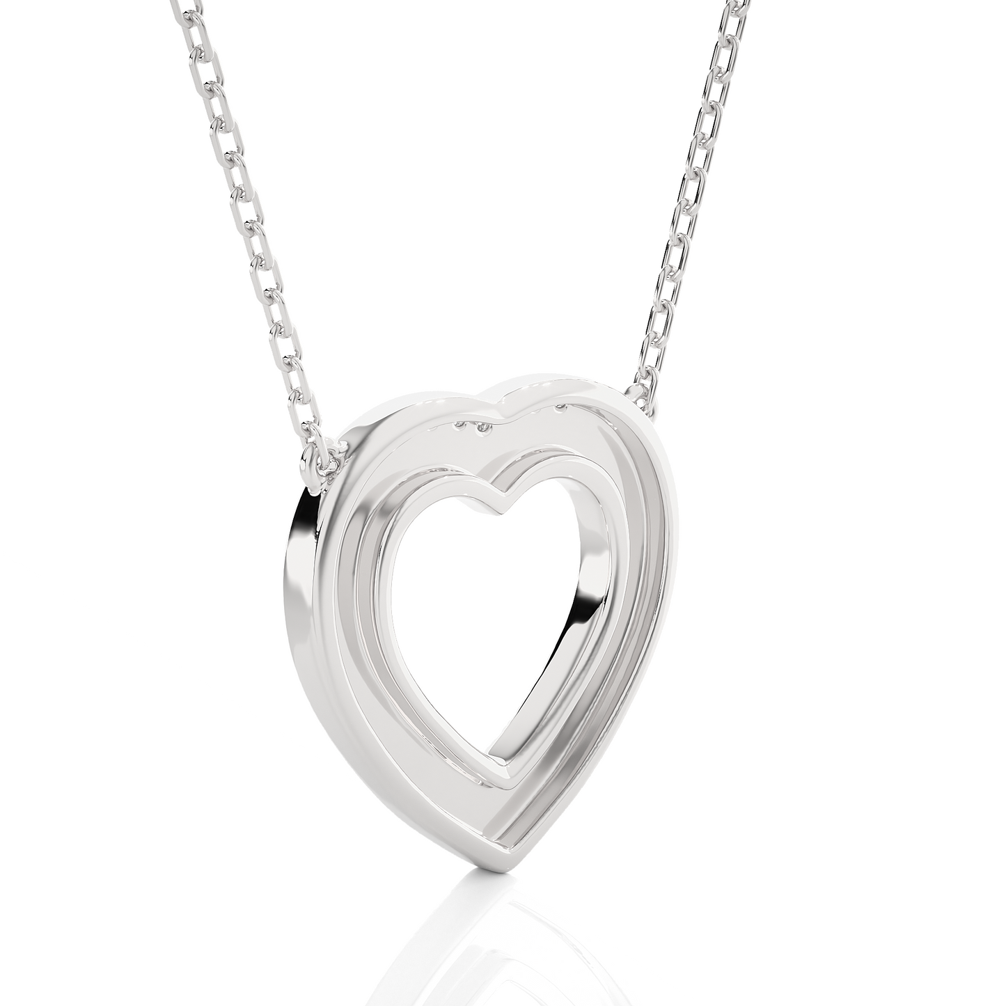 0.73 CTW Round Cut Lab Grown Diamond Heart Shape Micro-pave Pendant/CVD Diamond Pendant/Gold Diamond Pendant/1 Ct Diamond Pendant/Solitaire Diamond Pendant/Anniversary Gift For Her/igi Certified/Ethical Diamond/Silver Pendant/Gold Pendant/CVD Diamond Pendant/EF Color Diamond/VS Clarity Diamond/Manmade Diamond/Lab Grown Diamond/Pendant Necklace/Round Cut Diamond/Pendant