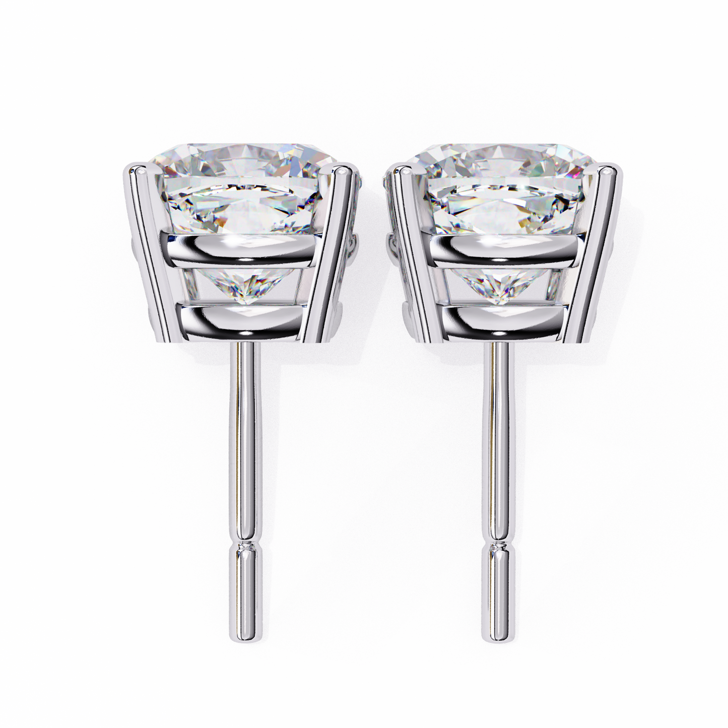 1.17 Ct Cushion Cut Lab Grown Diamond Prong Stud Earring/Gold CVD Diamond Earring/Anniversary Gift/Solitaire Diamond Stud Earring/1 Ct Diamond Earring/Prong Setting/igi Certified/Stud Earring/Ethical Diamond/Silver Earring/Gold Earring/CVD Diamond Earring/E Color Diamond/VS Clarity Diamond/Manmade Diamond/Lab Grown Diamond/Cushion Cut Diamond