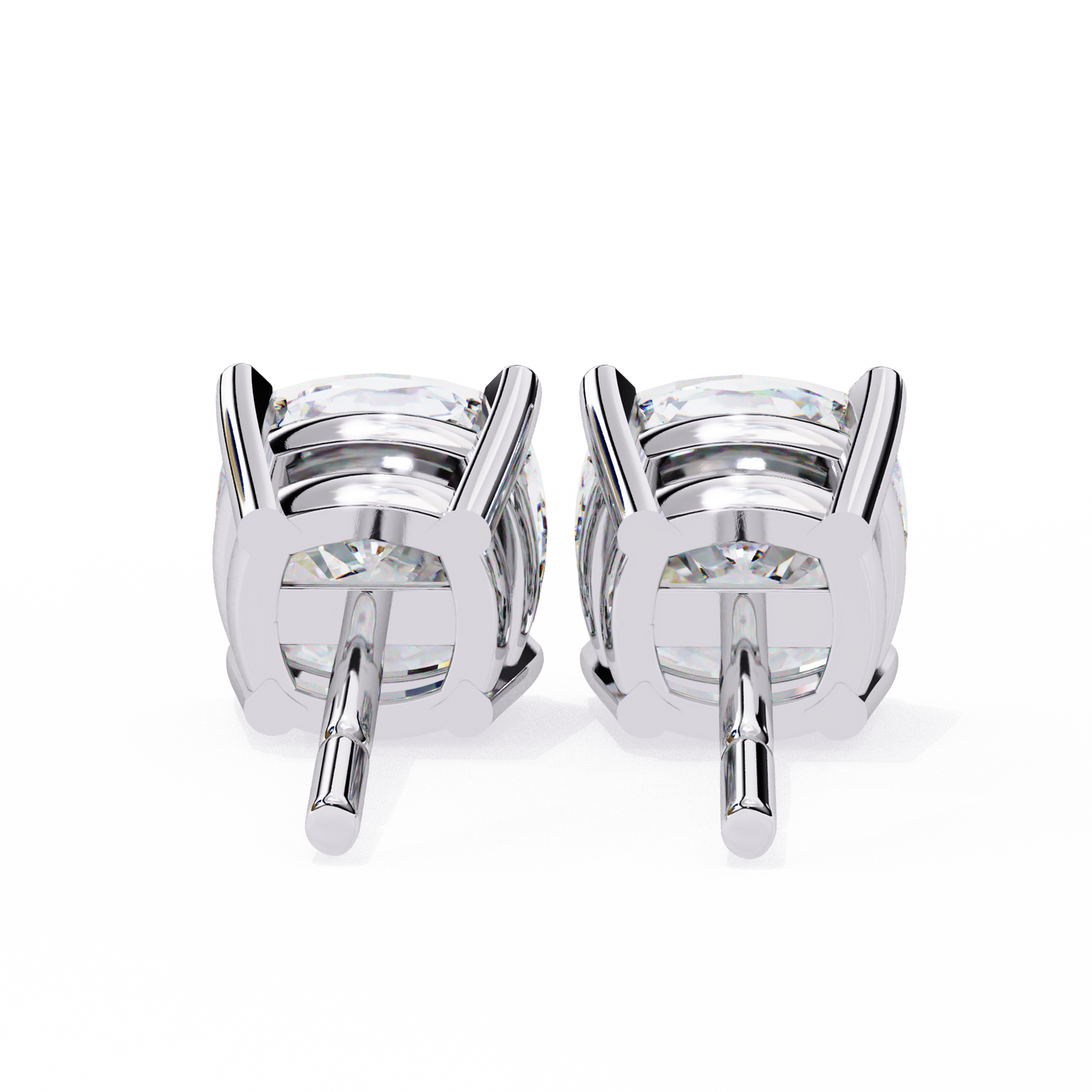 1.17 Ct Cushion Cut Lab Grown Diamond Prong Stud Earring/Gold CVD Diamond Earring/Anniversary Gift/Solitaire Diamond Stud Earring/1 Ct Diamond Earring/Prong Setting/igi Certified/Stud Earring/Ethical Diamond/Silver Earring/Gold Earring/CVD Diamond Earring/E Color Diamond/VS Clarity Diamond/Manmade Diamond/Lab Grown Diamond/Cushion Cut Diamond