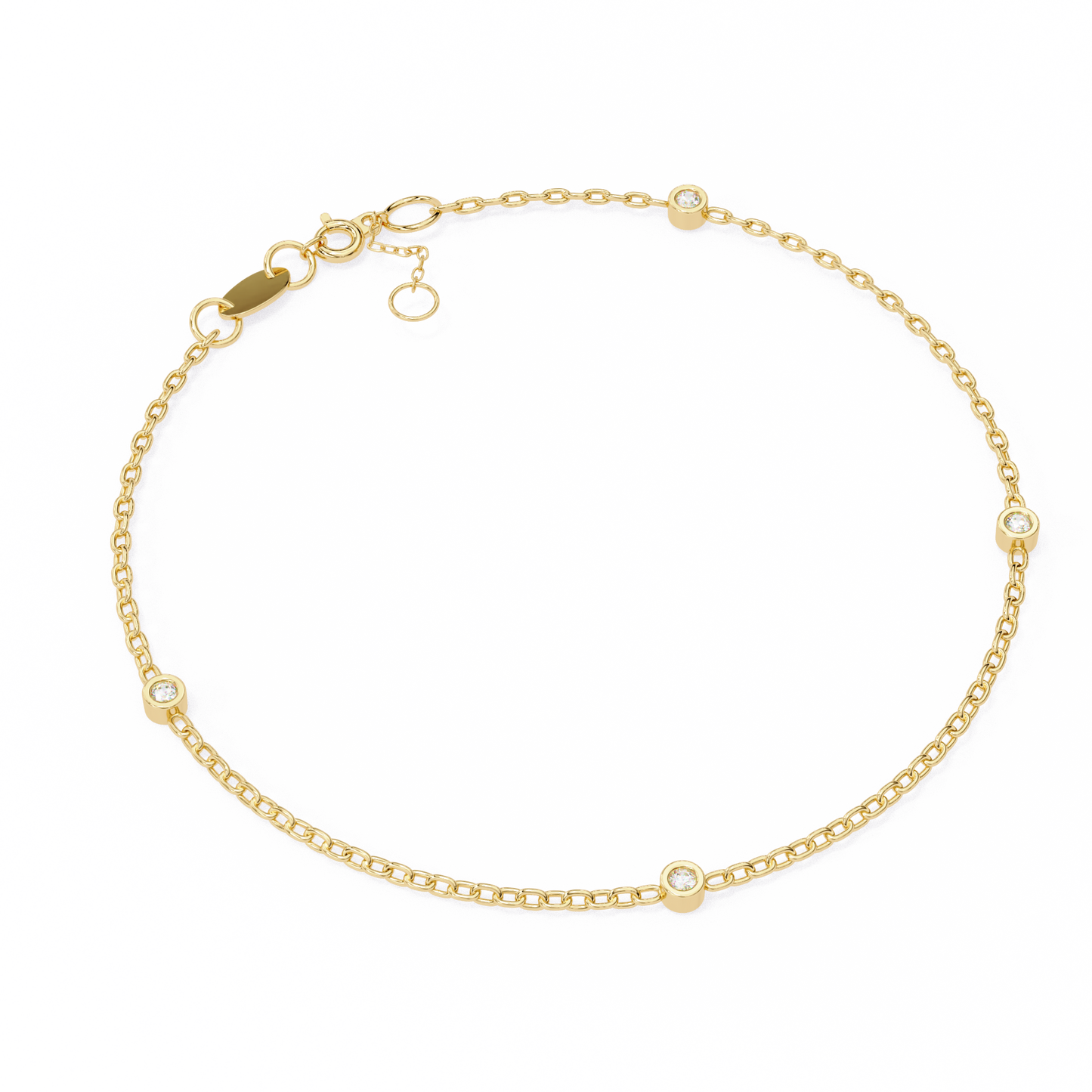 The InterStellar Bracelet/Gold Diamond Bangle/1 CTW Diamond Bracelet/Solitaire Diamond Bracelet Bangle/Anniversary Gift For Her/igi Certified/Ethical Diamond/Silver Bracelet/Gold Bracelet/EF Color Diamond/VS Clarity Diamond/Manmade Diamond/Lab Grown Diamond/Round Cut Diamond/Bracelet