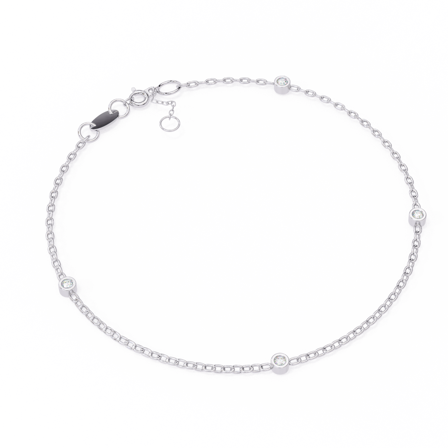 The InterStellar Bracelet/Gold Diamond Bangle/1 CTW Diamond Bracelet/Solitaire Diamond Bracelet Bangle/Anniversary Gift For Her/igi Certified/Ethical Diamond/Silver Bracelet/Gold Bracelet/EF Color Diamond/VS Clarity Diamond/Manmade Diamond/Lab Grown Diamond/Round Cut Diamond/Bracelet