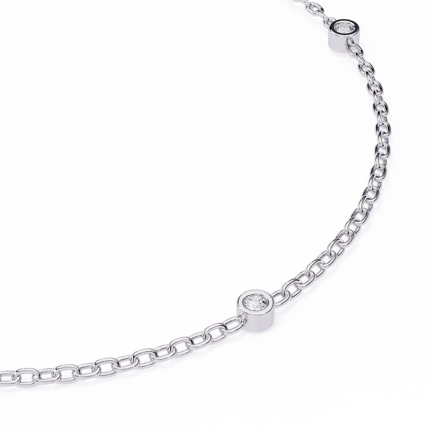 The InterStellar Bracelet/Gold Diamond Bangle/1 CTW Diamond Bracelet/Solitaire Diamond Bracelet Bangle/Anniversary Gift For Her/igi Certified/Ethical Diamond/Silver Bracelet/Gold Bracelet/EF Color Diamond/VS Clarity Diamond/Manmade Diamond/Lab Grown Diamond/Round Cut Diamond/Bracelet