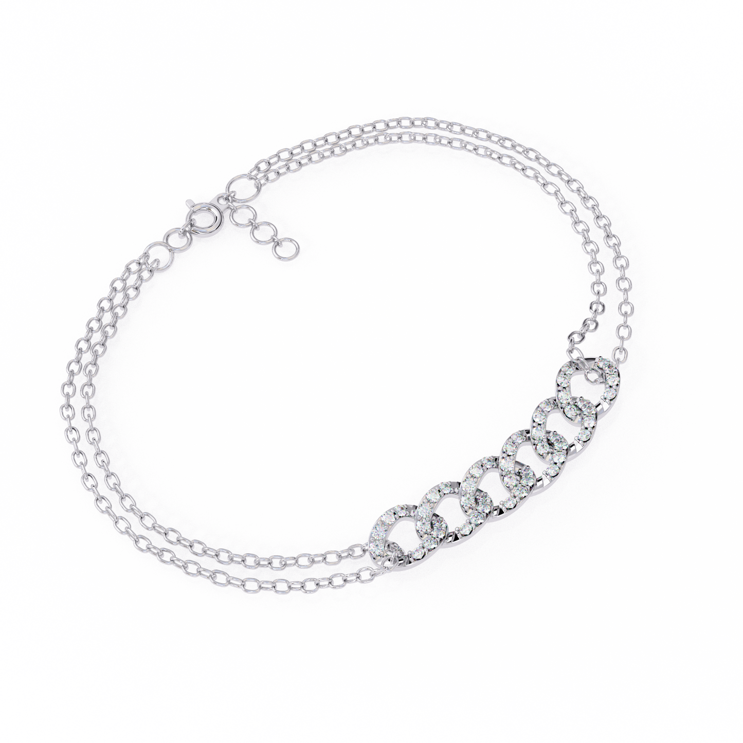 0.58 CTW Round Cut Lab Grown Diamond Bracelet/Gold Diamond Bracelet/1 CTW Diamond Bracelet/Solitaire Diamond Bracelet/Anniversary Gift For Her/igi Certified/Ethical Diamond/Silver Bracelet/Gold Bracelet/EF Color Diamond/VS Clarity Diamond/Manmade Diamond/Lab Grown Diamond/Round Cut Diamond/Bracelet
