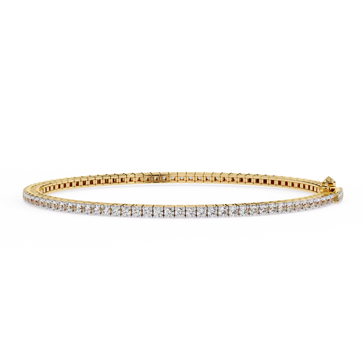Elegant Tennis Diamond Bracelet/Gold Diamond Bangle/1 CTW Diamond Bracelet/Solitaire Diamond Bracelet Bangle/Anniversary Gift For Her/igi Certified/Ethical Diamond/Silver Bracelet/Gold Bracelet/EF Color Diamond/VS Clarity Diamond/Manmade Diamond/Lab Grown Diamond/Round Cut Diamond/Bracelet