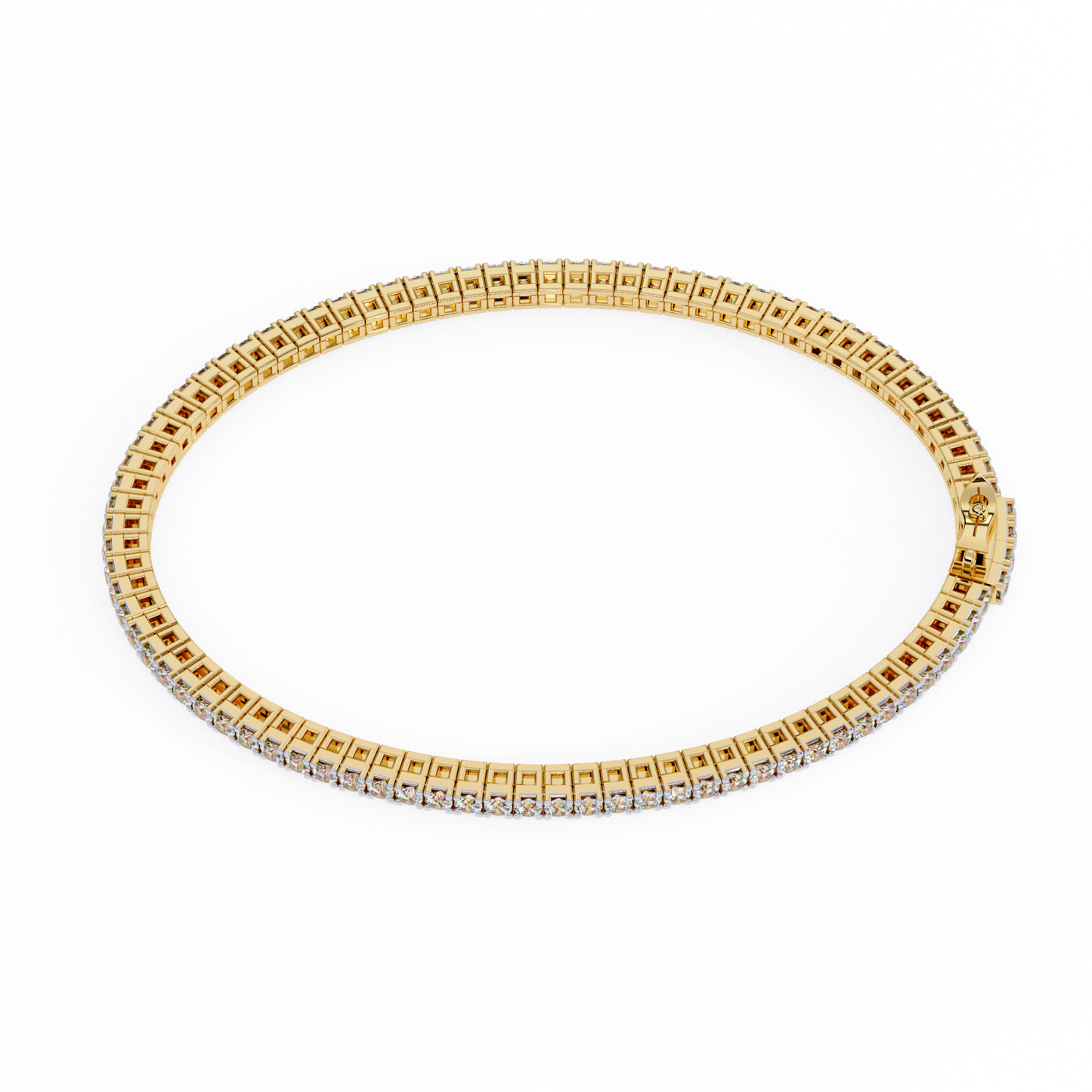 Elegant Tennis Diamond Bracelet/Gold Diamond Bangle/1 CTW Diamond Bracelet/Solitaire Diamond Bracelet Bangle/Anniversary Gift For Her/igi Certified/Ethical Diamond/Silver Bracelet/Gold Bracelet/EF Color Diamond/VS Clarity Diamond/Manmade Diamond/Lab Grown Diamond/Round Cut Diamond/Bracelet