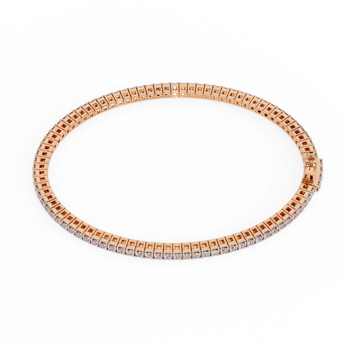 Elegant Tennis Diamond Bracelet/Gold Diamond Bangle/1 CTW Diamond Bracelet/Solitaire Diamond Bracelet Bangle/Anniversary Gift For Her/igi Certified/Ethical Diamond/Silver Bracelet/Gold Bracelet/EF Color Diamond/VS Clarity Diamond/Manmade Diamond/Lab Grown Diamond/Round Cut Diamond/Bracelet