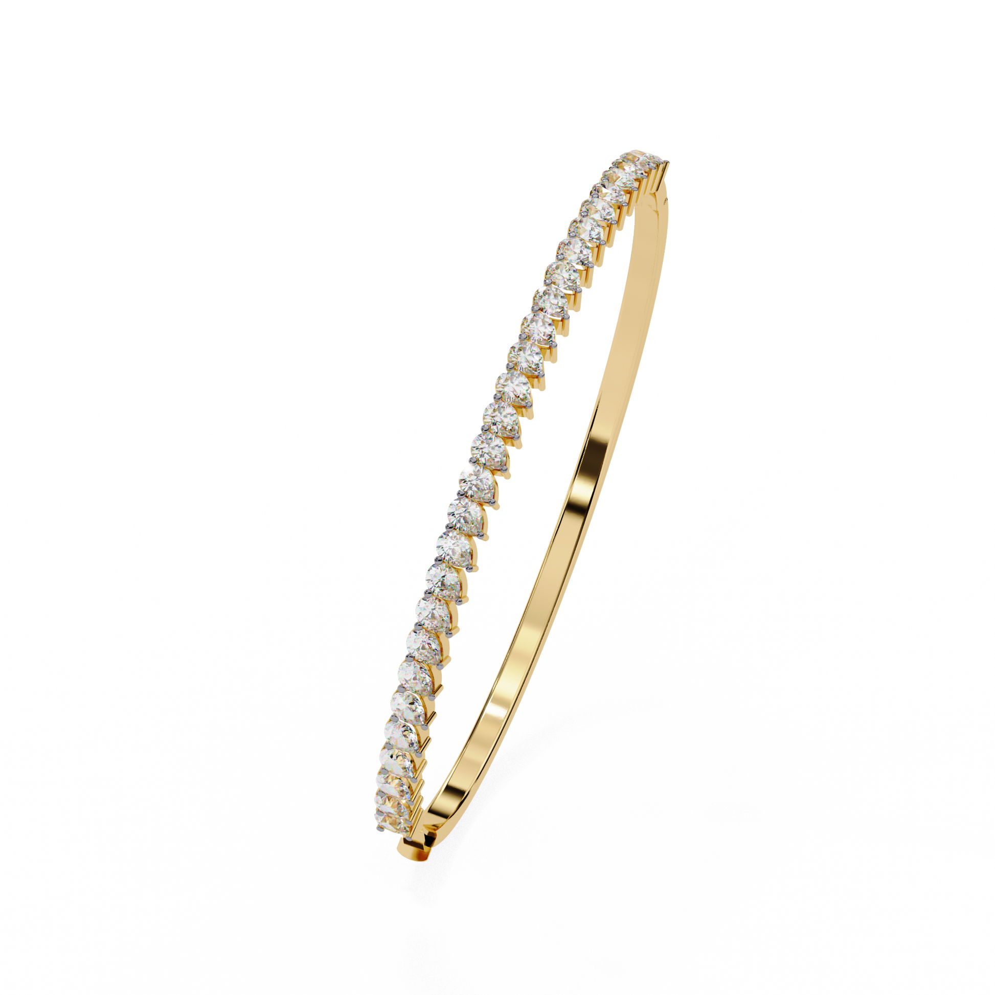 The Classic Diamond Bangle/Gold Diamond Bracelet/1 CTW Diamond Bracelet/Solitaire Diamond Bracelet/Anniversary Gift For Her/igi Certified/Ethical Diamond/Silver Bracelet/Gold Bracelet/EF Color Diamond/VS Clarity Diamond/Manmade Diamond/Lab Grown Diamond/Round Cut Diamond/Bracelet