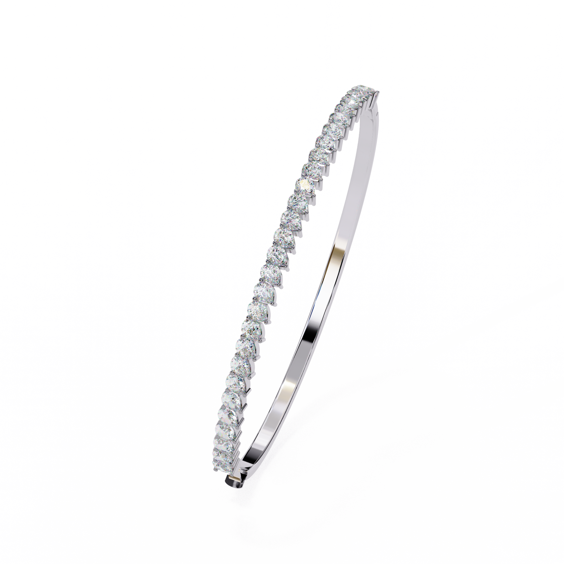 The Classic Diamond Bangle/Gold Diamond Bracelet/1 CTW Diamond Bracelet/Solitaire Diamond Bracelet/Anniversary Gift For Her/igi Certified/Ethical Diamond/Silver Bracelet/Gold Bracelet/EF Color Diamond/VS Clarity Diamond/Manmade Diamond/Lab Grown Diamond/Round Cut Diamond/Bracelet