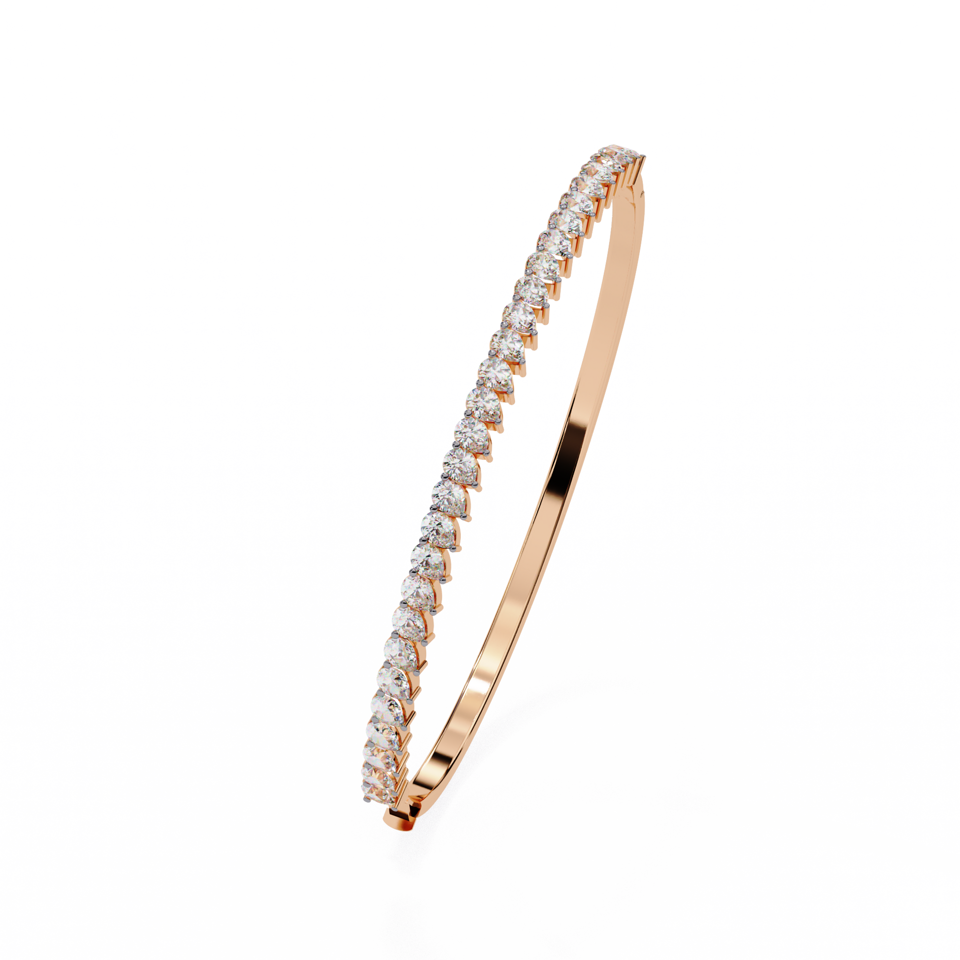 The Classic Diamond Bangle/Gold Diamond Bracelet/1 CTW Diamond Bracelet/Solitaire Diamond Bracelet/Anniversary Gift For Her/igi Certified/Ethical Diamond/Silver Bracelet/Gold Bracelet/EF Color Diamond/VS Clarity Diamond/Manmade Diamond/Lab Grown Diamond/Round Cut Diamond/Bracelet