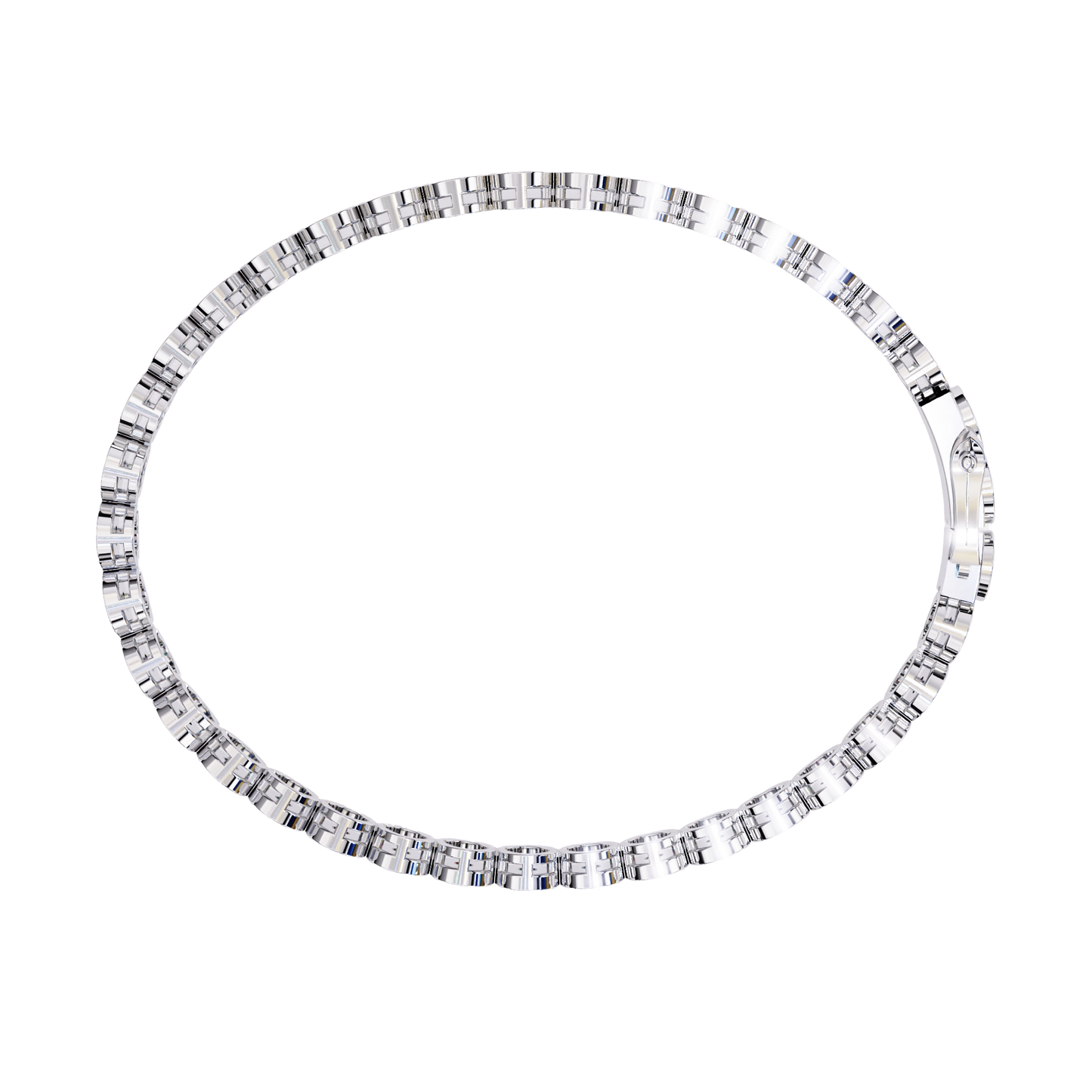 3.0 CTW Round Cut Lab Grown Diamond Bezel Gold Bracelet/Gold Diamond Bracelet/3 CTW Diamond Bracelet/Solitaire Diamond Bracelet/Anniversary Gift For Her/igi Certified/Ethical Diamond/Silver Bracelet/Gold Bracelet/EF Color Diamond/VS Clarity Diamond/Manmade Diamond/Lab Grown Diamond/Round Cut Diamond/Bracelet
