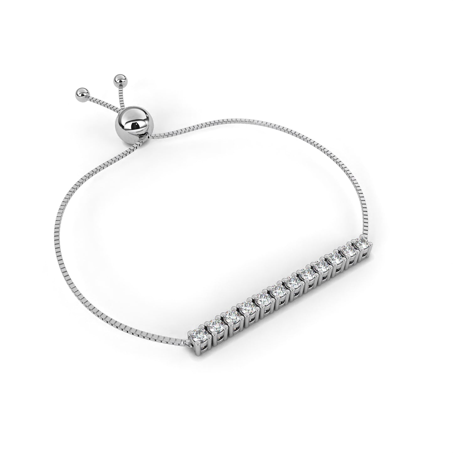 0.4 CTW Round Cut Lab Grown Diamond Pave Bracelet/Gold Diamond Bracelet/1 CTW Diamond Bracelet/Solitaire Diamond Bracelet/Anniversary Gift For Her/igi Certified/Ethical Diamond/Silver Bracelet/Gold Bracelet/EF Color Diamond/VS Clarity Diamond/Manmade Diamond/Lab Grown Diamond/Round Cut Diamond/Bracelet