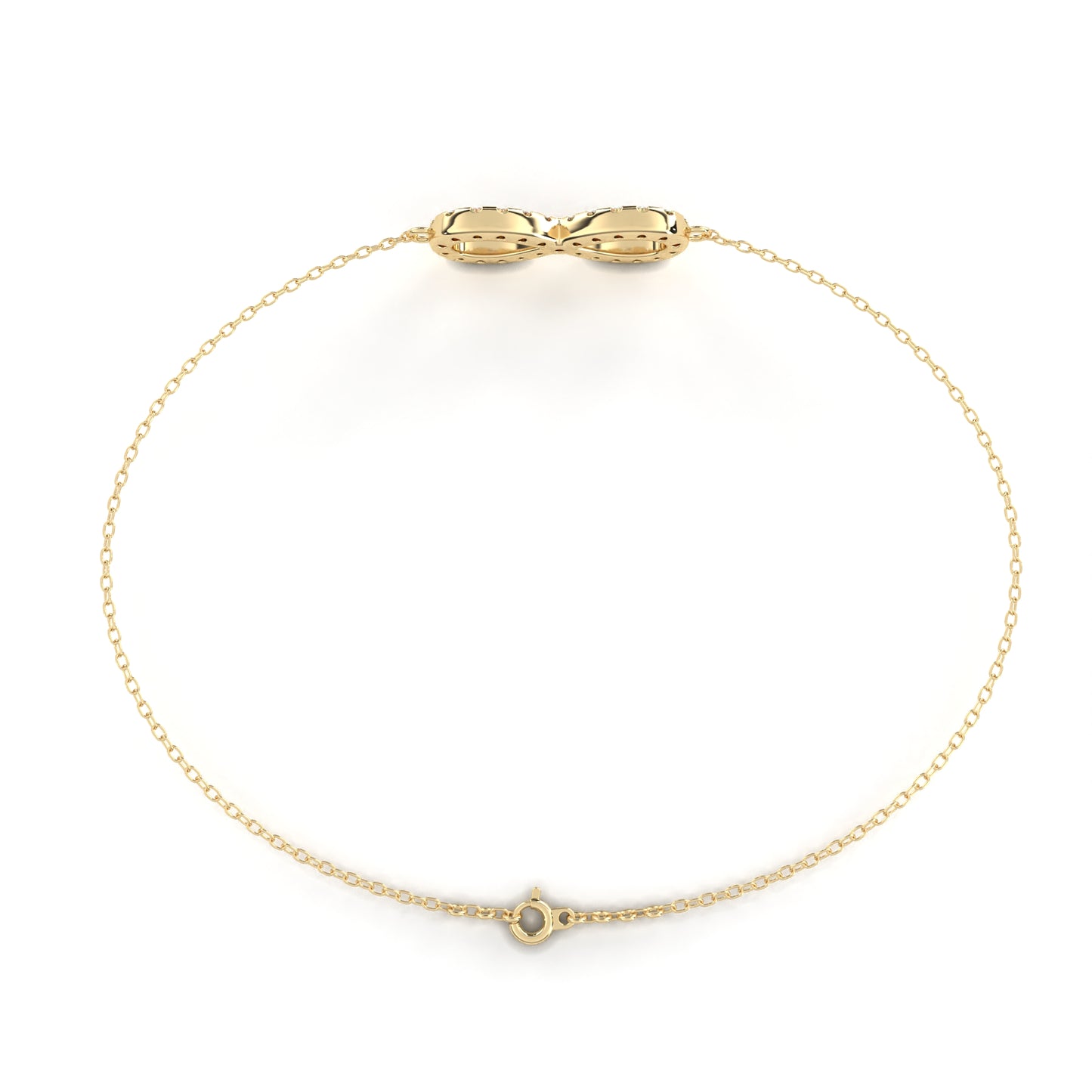0.45 CTW Round Cut Lab Grown Diamond Pave Infinity Bracelet/Gold Diamond Bracelet/1 CTW Diamond Bracelet/Solitaire Diamond Bracelet/Anniversary Gift For Her/igi Certified/Ethical Diamond/Silver Bracelet/Gold Bracelet/EF Color Diamond/VS Clarity Diamond/Manmade Diamond/Lab Grown Diamond/Round Cut Diamond/Bracelet