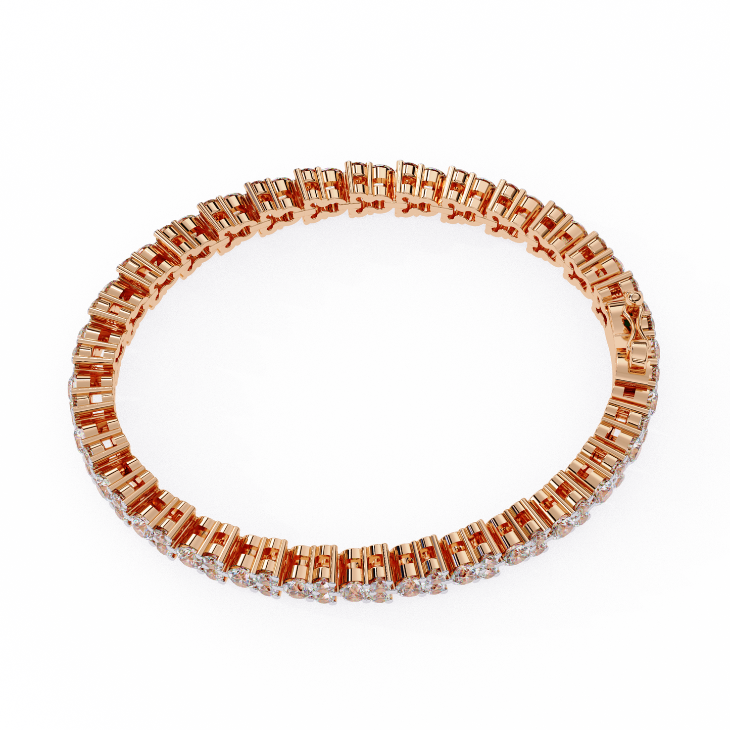 Trio Round Stone Bangle/Gold Diamond Bangle/4 CTW Diamond Bracelet/Solitaire Diamond Bracelet Bangle/Anniversary Gift For Her/igi Certified/Ethical Diamond/Silver Bracelet/Gold Bracelet/EF Color Diamond/VS Clarity Diamond/Manmade Diamond/Lab Grown Diamond/Round Cut Diamond/Bracelet