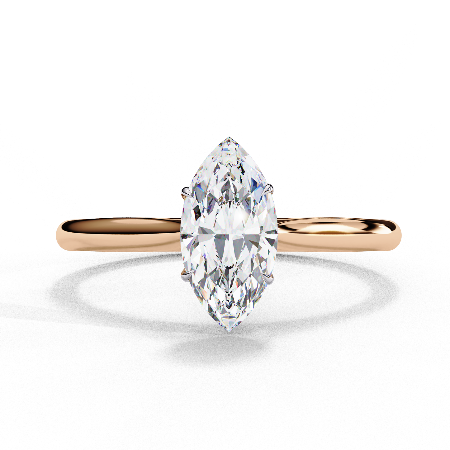 2.0 Ct Marquise Cut F-VS1 Lab Grown Diamond Solitaire Engagement Ring/2 Ct Diamond Ring/Marquise Cut Diamond/CVD Diamond Ring/Four Prong Setting/10k Gold/14k Gold/18k Gold/White Gold/Rose Gold/Yellow Gold/F Color/VS Clarity
