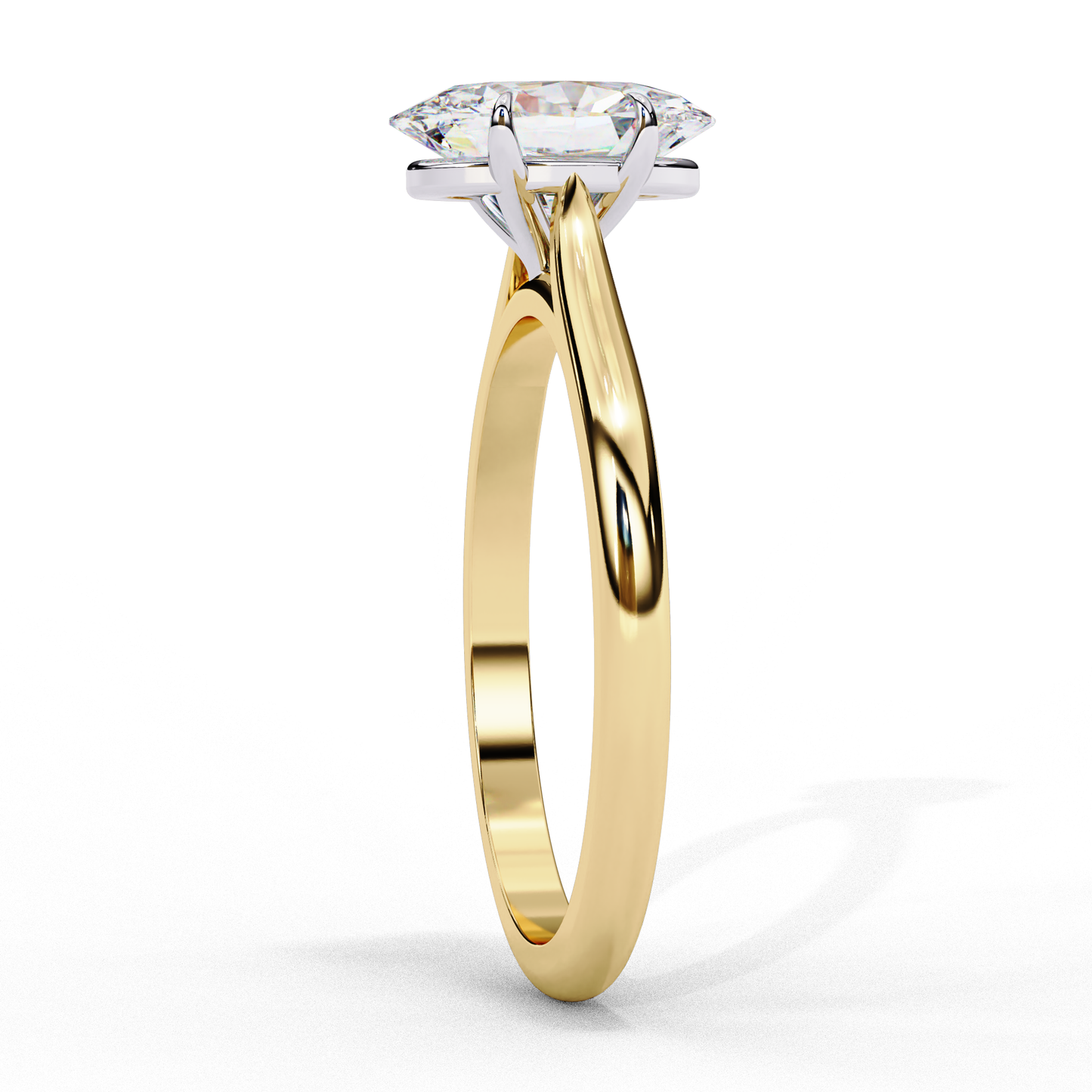 1 ct Oval Ring/E Color/VS Clarity/Oval Cut Diamond/CVD Diamond Ring/Four Prong Setting/Solitaire Ring/Engagement Ring/Wedding Ring/Rose Gold/White Gold/Yellow Gold/10k Gold/14k Gold/18k Gold/1 Ct Oval Diamond Ring