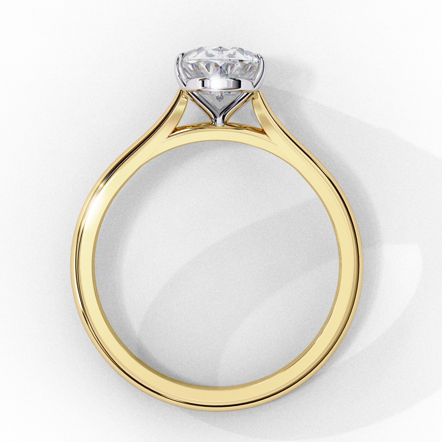 1 ct Oval Ring/E Color/VS Clarity/Oval Cut Diamond/CVD Diamond Ring/Four Prong Setting/Solitaire Ring/Engagement Ring/Wedding Ring/Rose Gold/White Gold/Yellow Gold/10k Gold/14k Gold/18k Gold/1 Ct Oval Diamond Ring