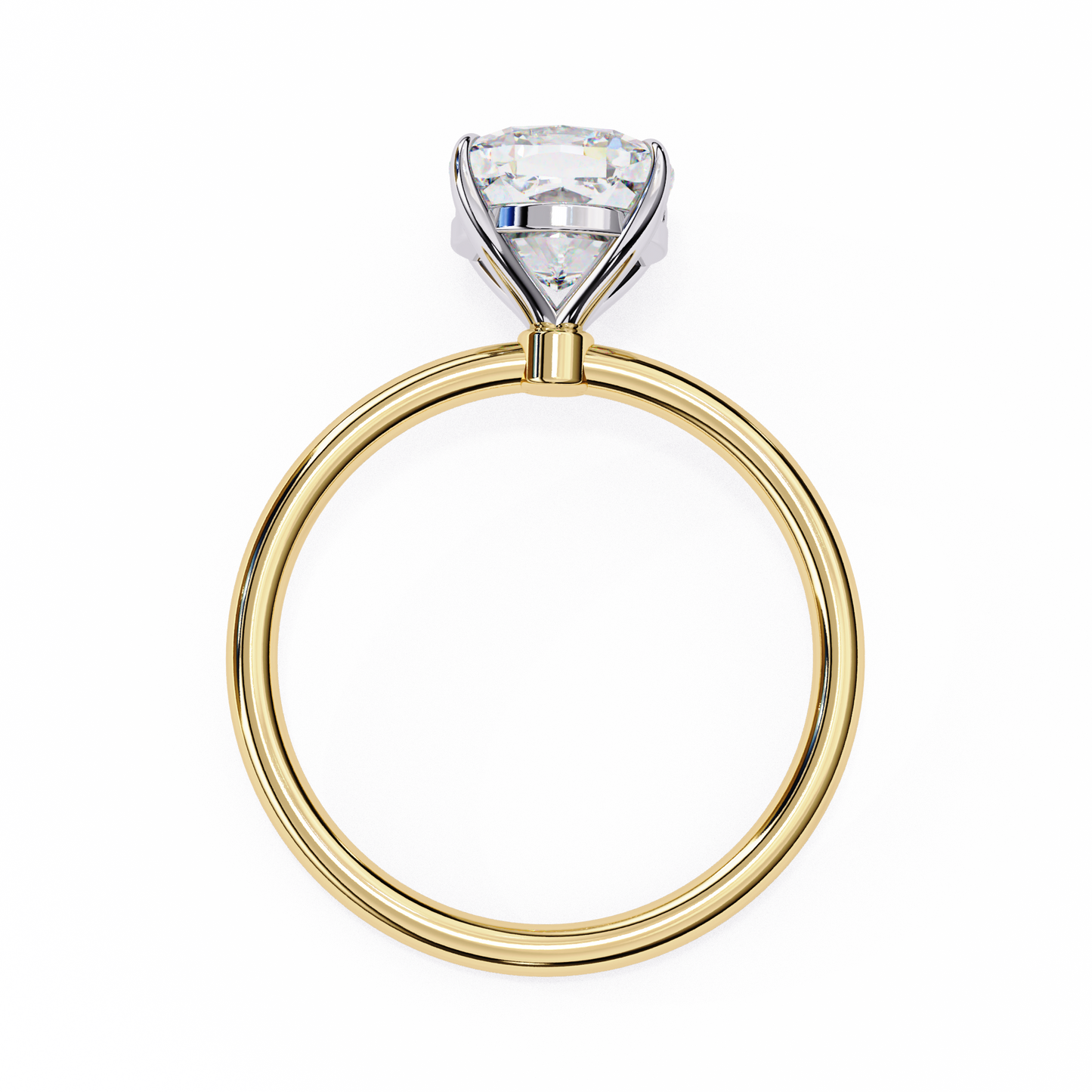 1.25 Ct Cushion Cut Lab Grown Diamond Solitaire Engagement Ring/CVD Diamond Ring/Rose Gold/White Gold/Yellow Gold/Prong Setting/18k Gold/14 Gold/10k Gold/Cushion Cut Diamond