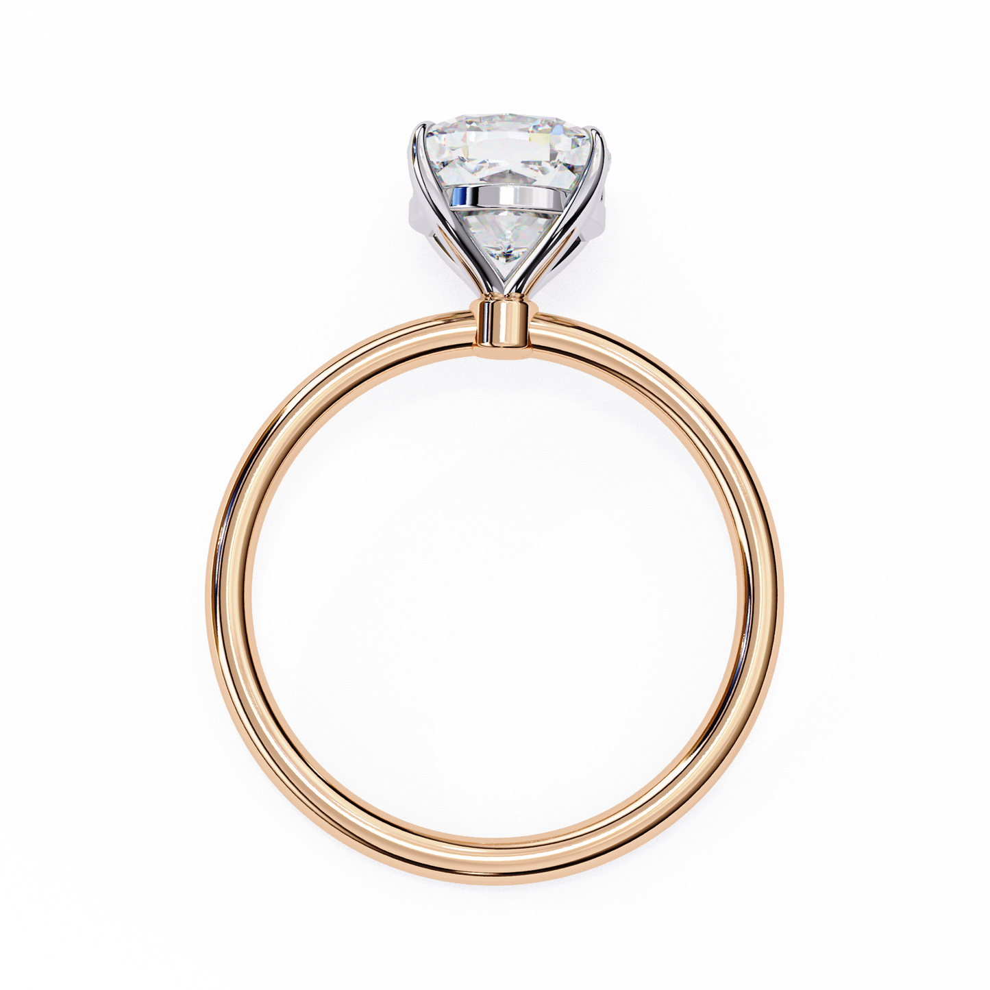 1.25 Ct Cushion Cut Lab Grown Diamond Solitaire Engagement Ring/CVD Diamond Ring/Rose Gold/White Gold/Yellow Gold/Prong Setting/18k Gold/14 Gold/10k Gold/Cushion Cut Diamond