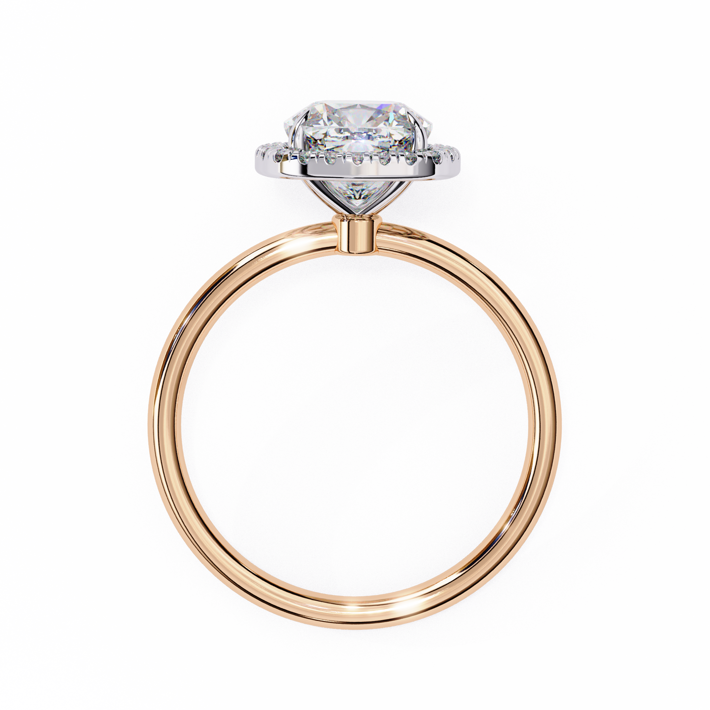 2.58 Ct Cushion Cut Lab Grown Diamond Halo White Gold Engagement Ring/Wedding Ring/E Color/VS Clarity/2 Ct Diamond Ring/CVD Diamond Ring/Cushion Cut Diamond/Round Diamond Side Stone/Prong Set/Halo Set/10k Gold/14k Gold/18k Gold/Yellow Gold/White Gold/Rose Gold/Anniversary Gift