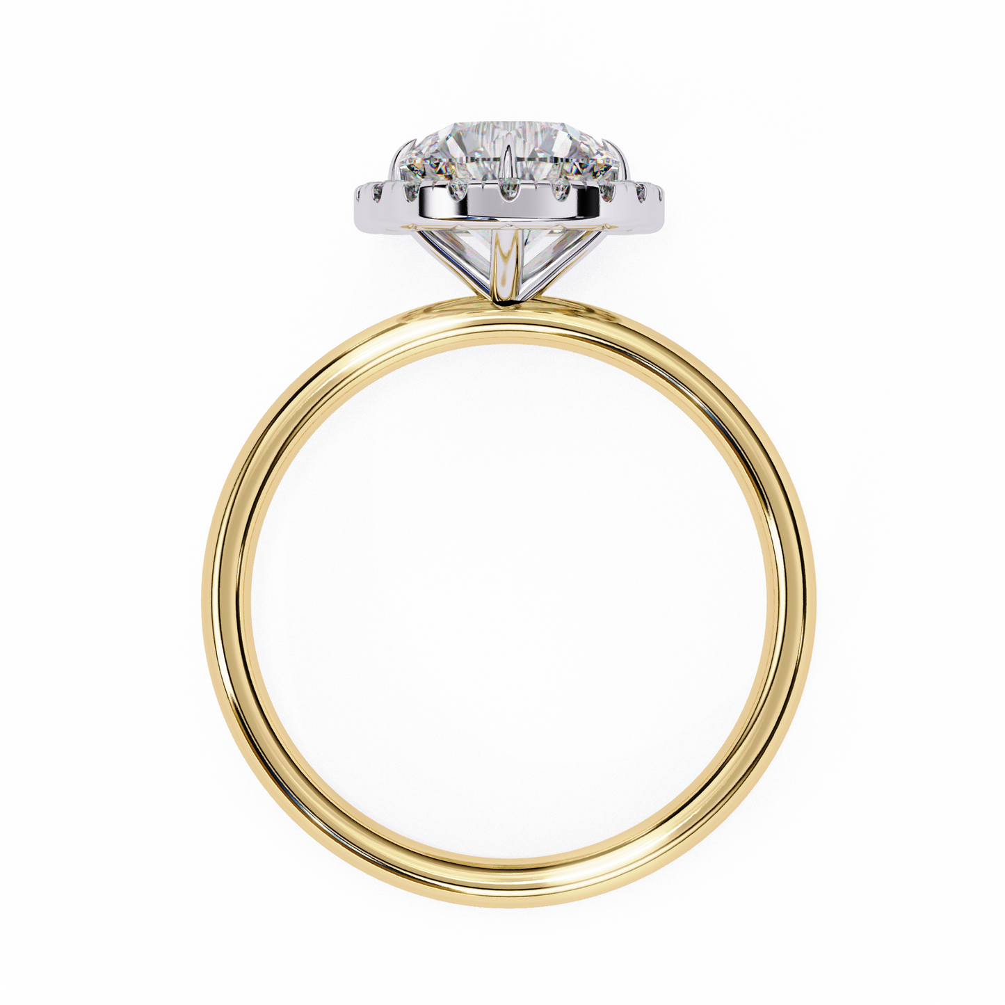 2.04 Ct Round Cut Lab Grown Diamond Halo Rose Gold Engagement Ring/Wedding Ring/E Color/VS Clarity/2 Ct Diamond Ring/CVD Diamond Ring/Round Cut Diamond/Round Diamond Side Stone/Prong Set/Halo Set/10k Gold/14k Gold/18k Gold/Yellow Gold/White Gold/Rose Gold/Anniversary Gift