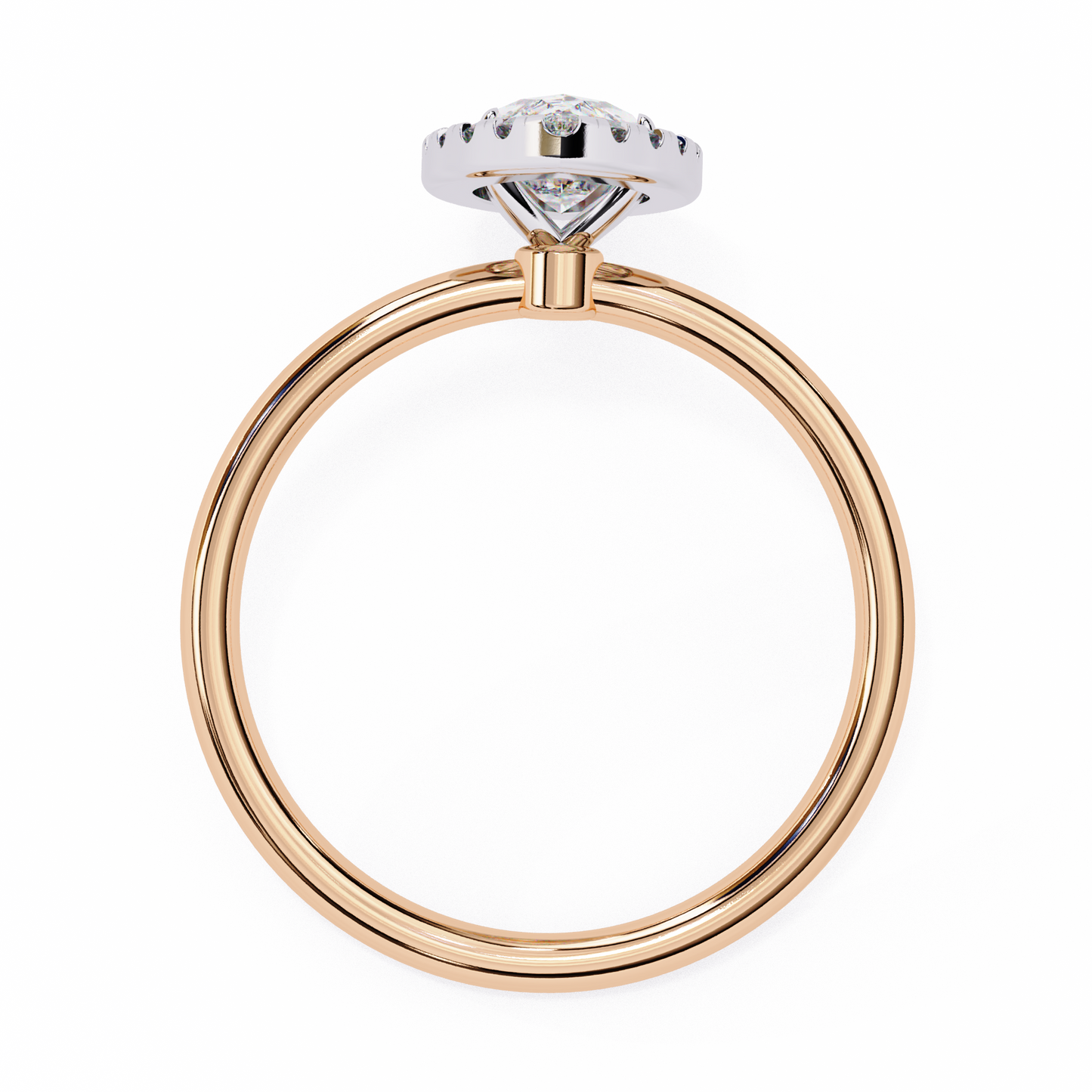 1.75 Ct Marquise Cut F-VS1 Lab Grown Diamond Halo Yellow Gold Engagement Ring/Wedding Ring/F Color/VS Clarity/1 Ct Diamond Ring/CVD Diamond Ring/Marquise Cut Diamond/Round Diamond Side Stone/Prong Set/Halo Set/10k Gold/14k Gold/18k Gold/Yellow Gold/White Gold/Rose Gold/Anniversary Gift