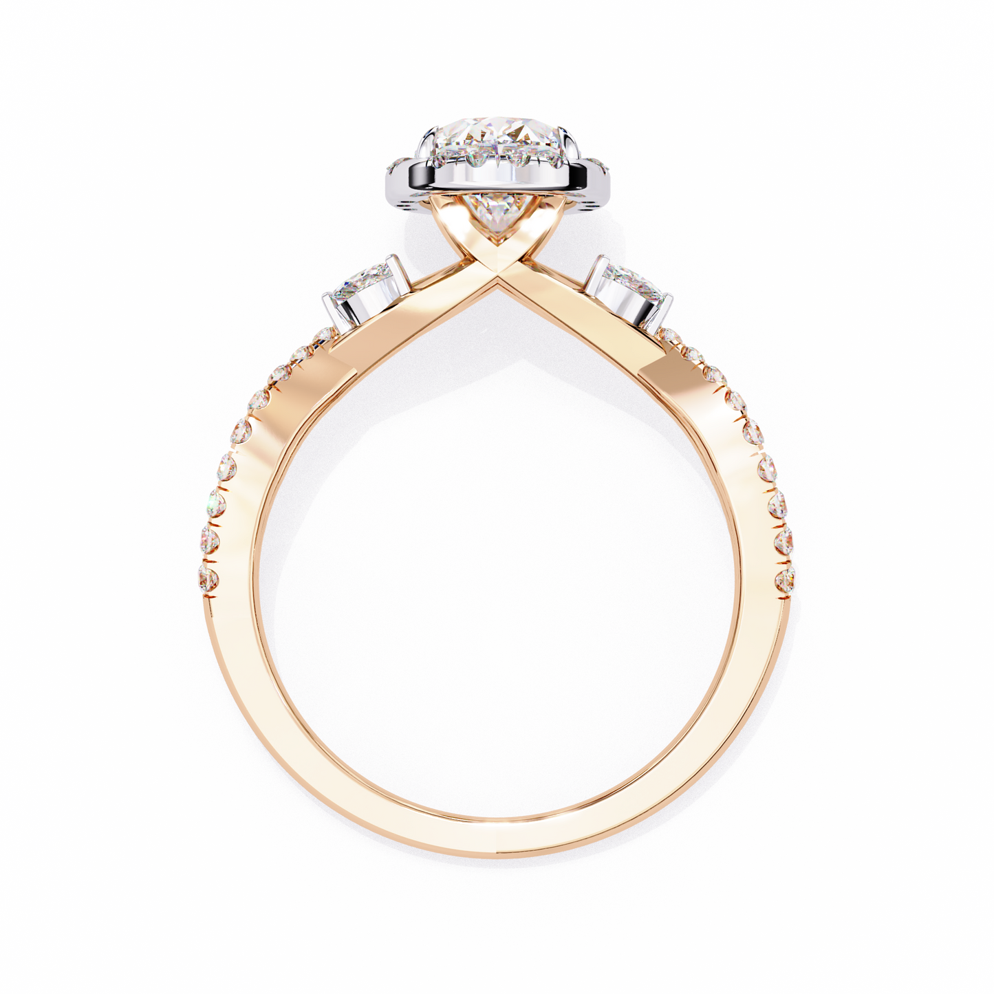 2.5 Ct Oval Cut Lab Grown Diamond Halo Gold Ring/Wedding Ring/F Color/VS Clarity/2 Ct Diamond Ring/CVD Diamond Ring/Oval Cut Diamond/Round Diamond Side Stone/Prong Set/Cluster Set/Pave Set/10k Gold/14k Gold/18k Gold/Yellow Gold/White Gold/Rose Gold/Anniversary Gift