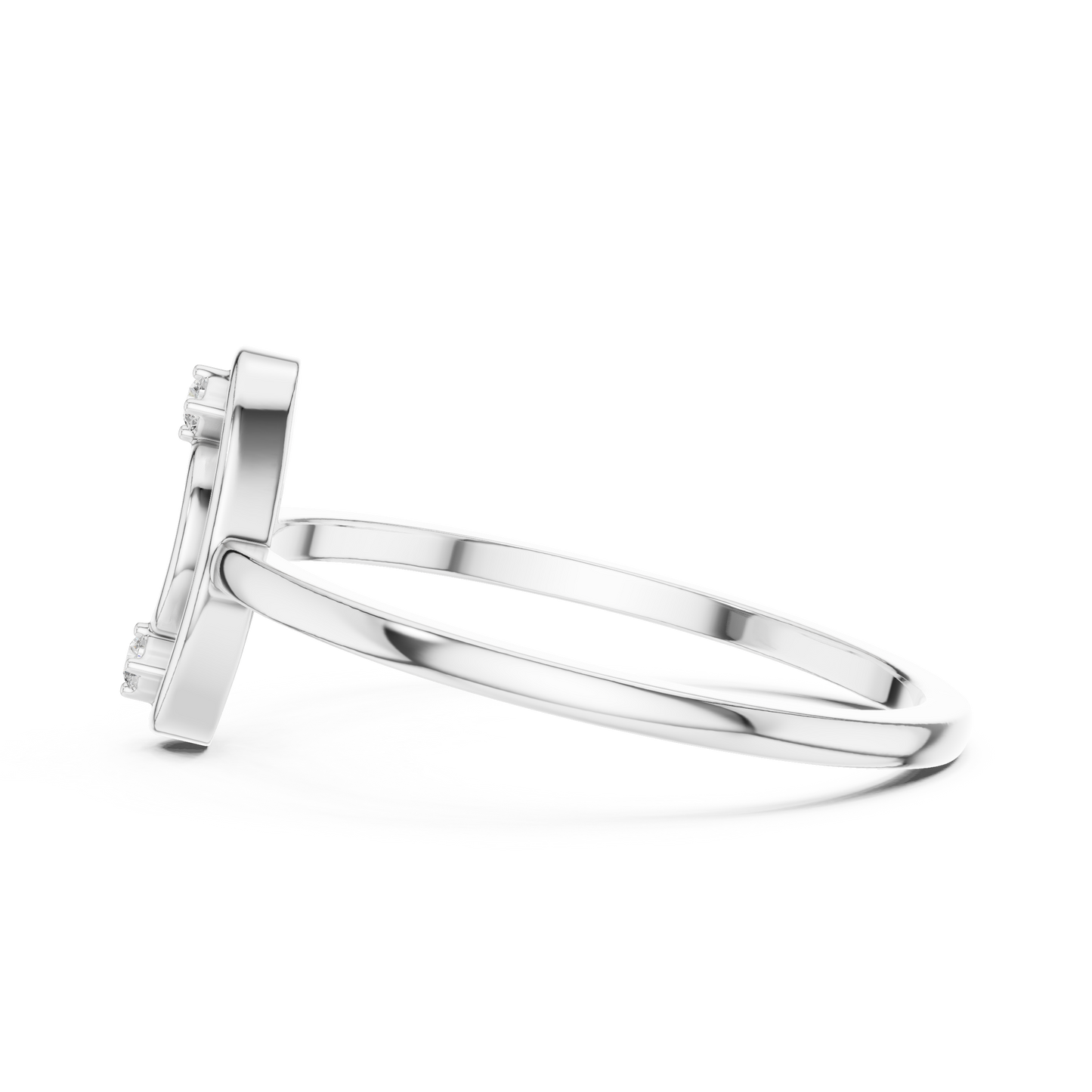 Modern Oval Shape Lab Grown Diamond Ring