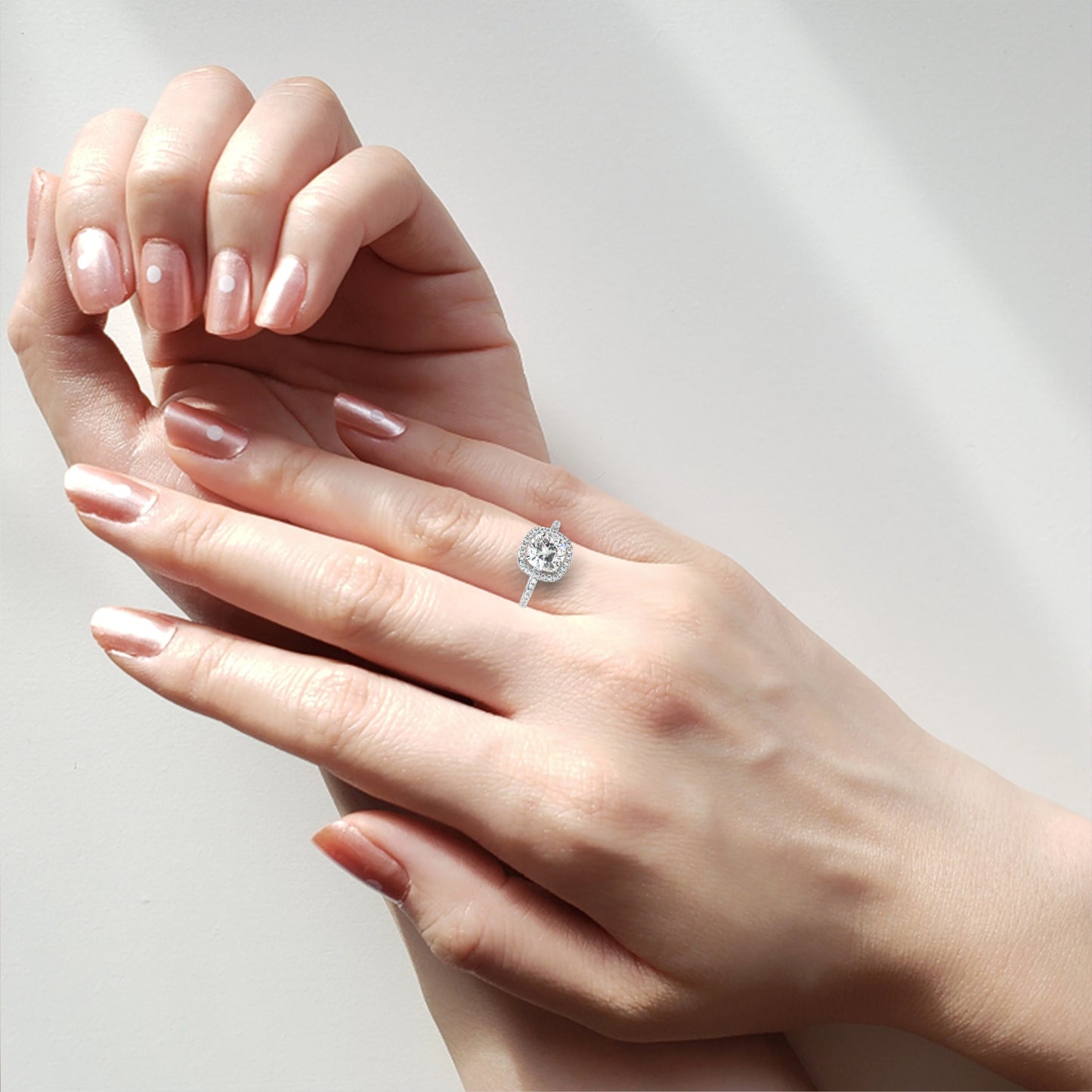 3.75 Ct Cushion Cut Lab Grown Diamond Halo Engagement Ring/Wedding Ring/F Color/VS Clarity/3 Ct Diamond Ring/CVD Diamond Ring/Cushion Cut Diamond/Round Diamond Side Stone/Prong Set/Pave Set/Halo Set/10k Gold/14k Gold/18k Gold/Yellow Gold/White Gold/Rose Gold/Anniversary Gift