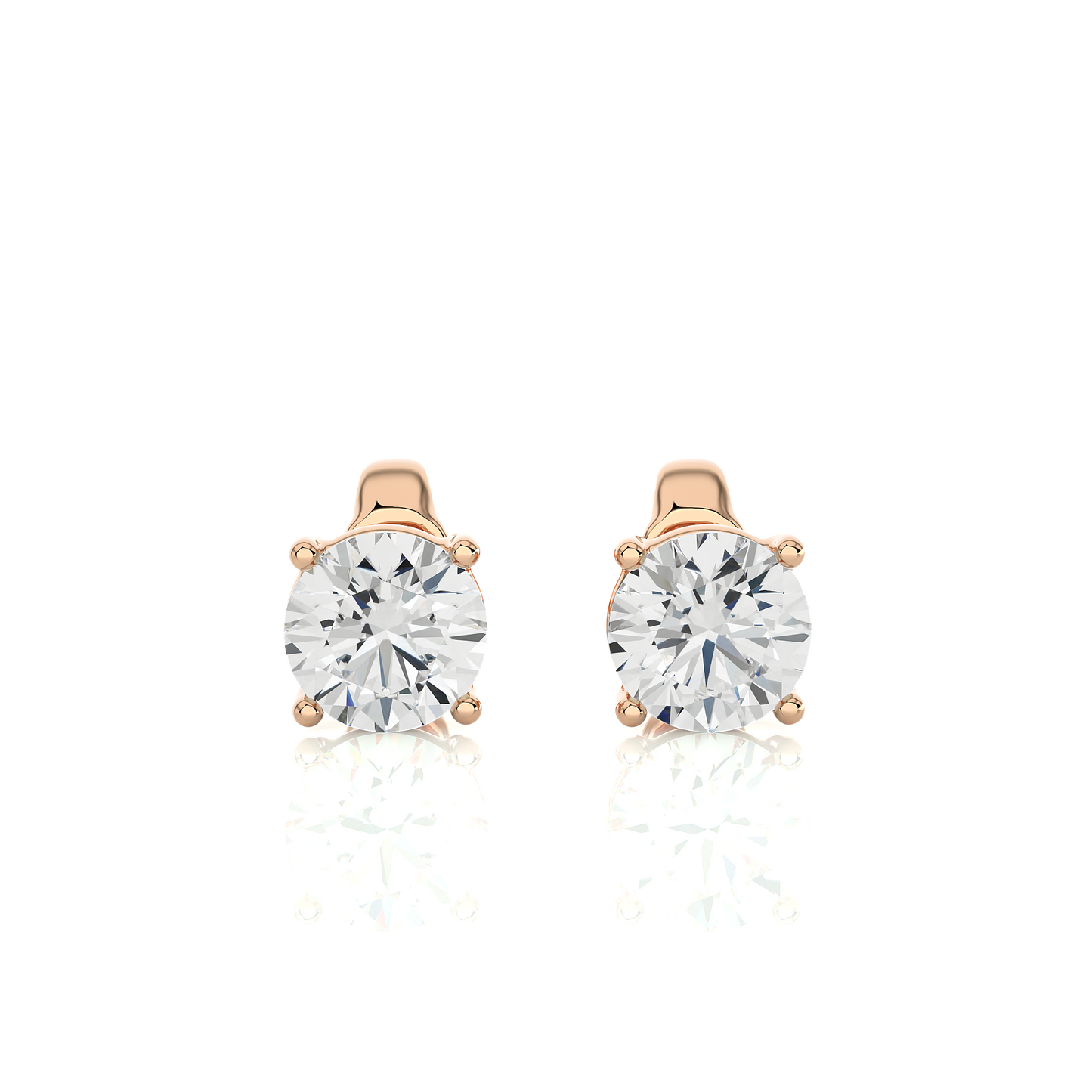 1 ct Solitaire Studs/Gold CVD Diamond Earring/Anniversary Gift/Solitaire Diamond Stud Earring/1 Ct Diamond Earring/Prong Setting/igi Certified/Stud Earring/Ethical Diamond/Silver Earring/Gold Earring/CVD Diamond Earring/F Color Diamond/VS Clarity Diamond/Manmade Diamond/Lab Grown Diamond/Round Cut Diamond