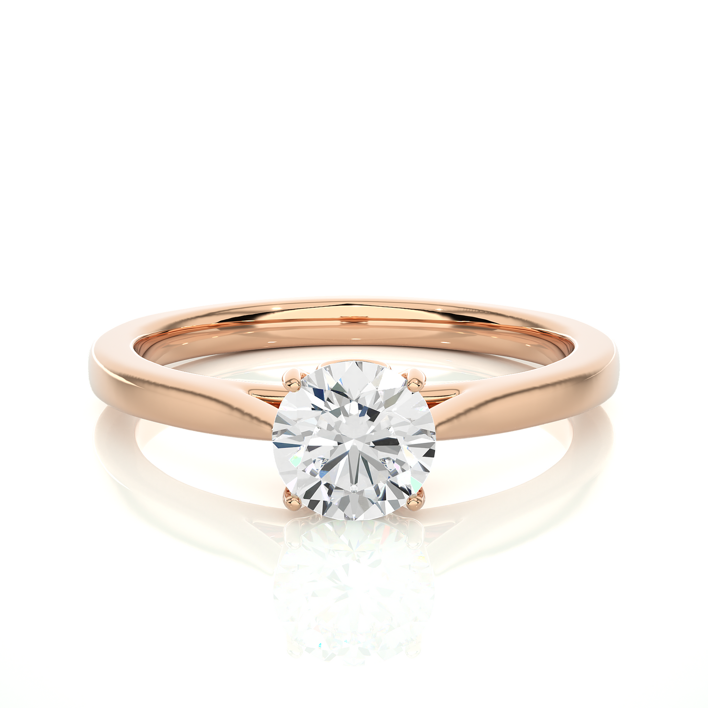 1.5 ct Classic Solitaire Ring/Wedding Ring/F Color/VS Clarity/1 Ct Diamond Ring/CVD Diamond Ring/Round Cut Diamond/Prong Set/10k Gold/14k Gold/18k Gold/Yellow Gold/White Gold/Rose Gold/Anniversary Gift