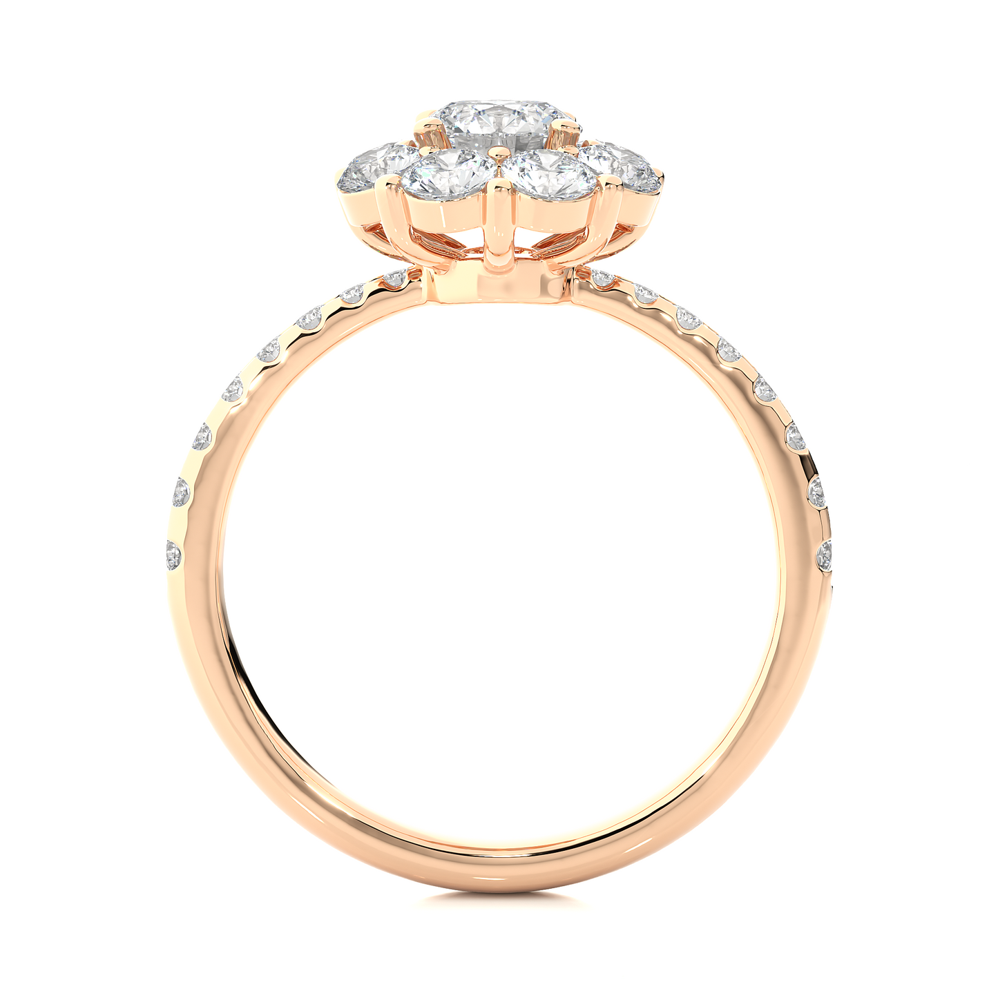 1.09 Ct Round Cut E-VS1 Lab Grown Diamond Halo Engagement Ring/Wedding Ring/E Color/VS Clarity/1 Ct Diamond Ring/CVD Diamond Ring/Round Cut Diamond/Round Diamond Side Stone/Prong Set/Pave Set/10k Gold/14k Gold/18k Gold/Yellow Gold/White Gold/Rose Gold/Anniversary Gift